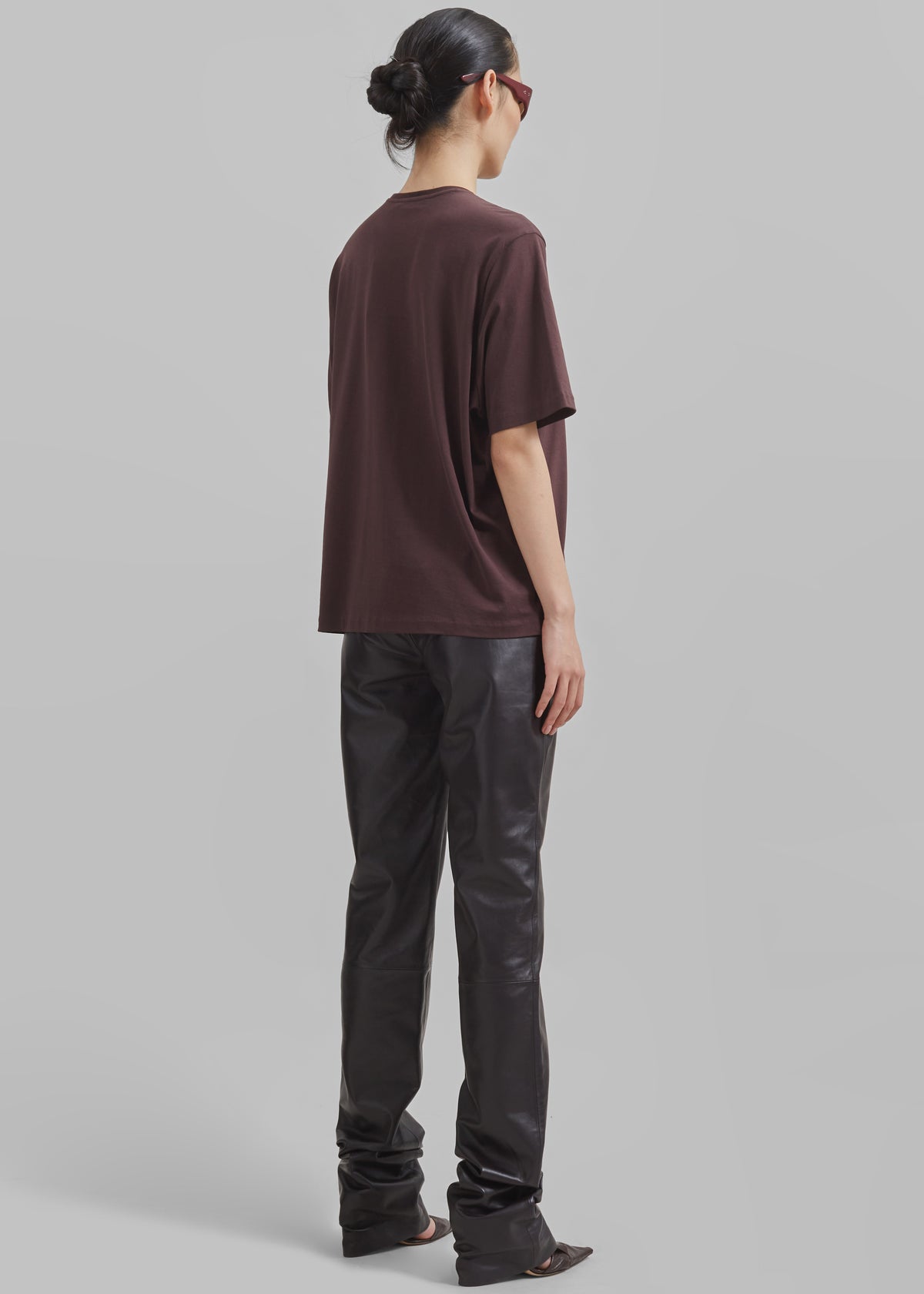 Harper Soft Organic T-Shirt - Dark Plum - 8