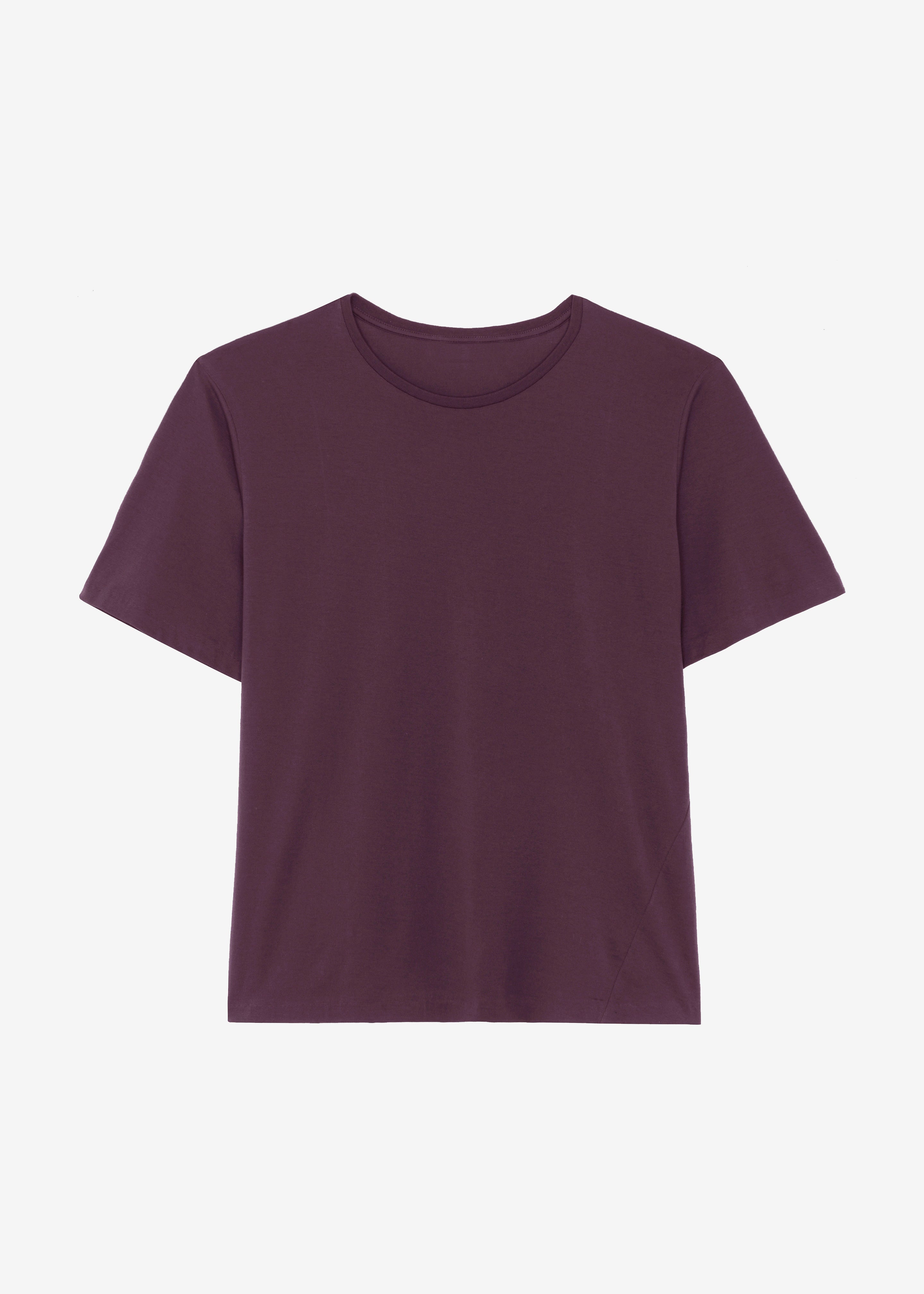 Harper Soft Organic T-Shirt - Dark Plum - 11