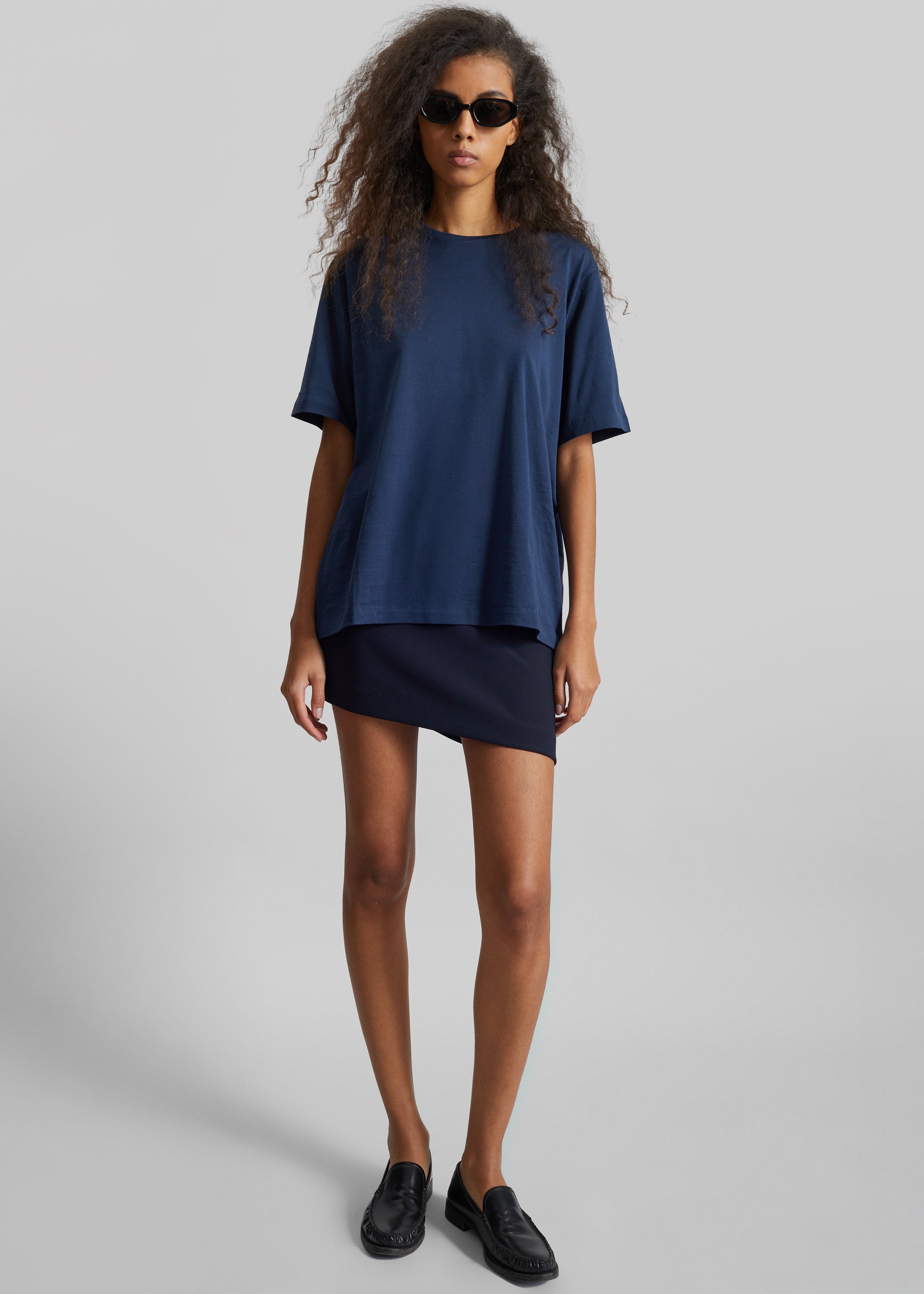 ARTS&SCIENCE「Dolman sleeve shirt」 Navy Modave Dolman Sleeve Tee - Brown – The Frankie Shop Europe
