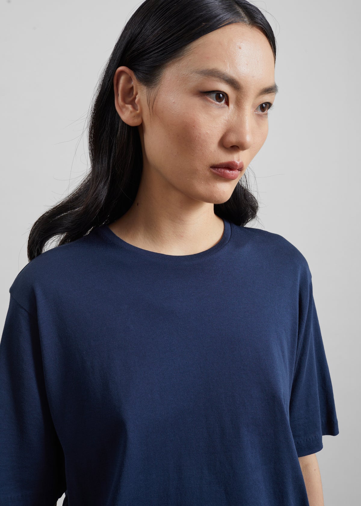 T-shirt Harper Soft Organic - Bleu marine - 2