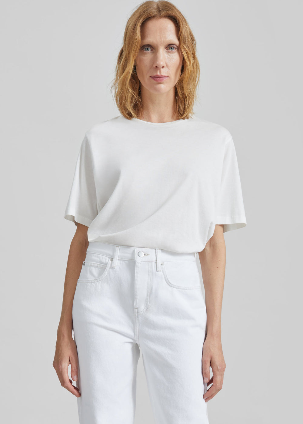 Harper Soft Organic T-Shirt - Off White