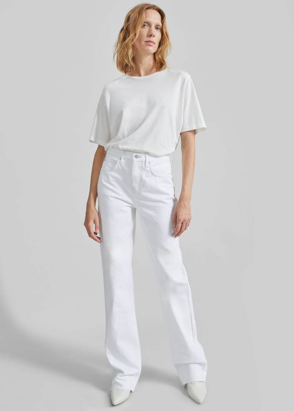 Harper Soft Organic T-Shirt - Off White - 1
