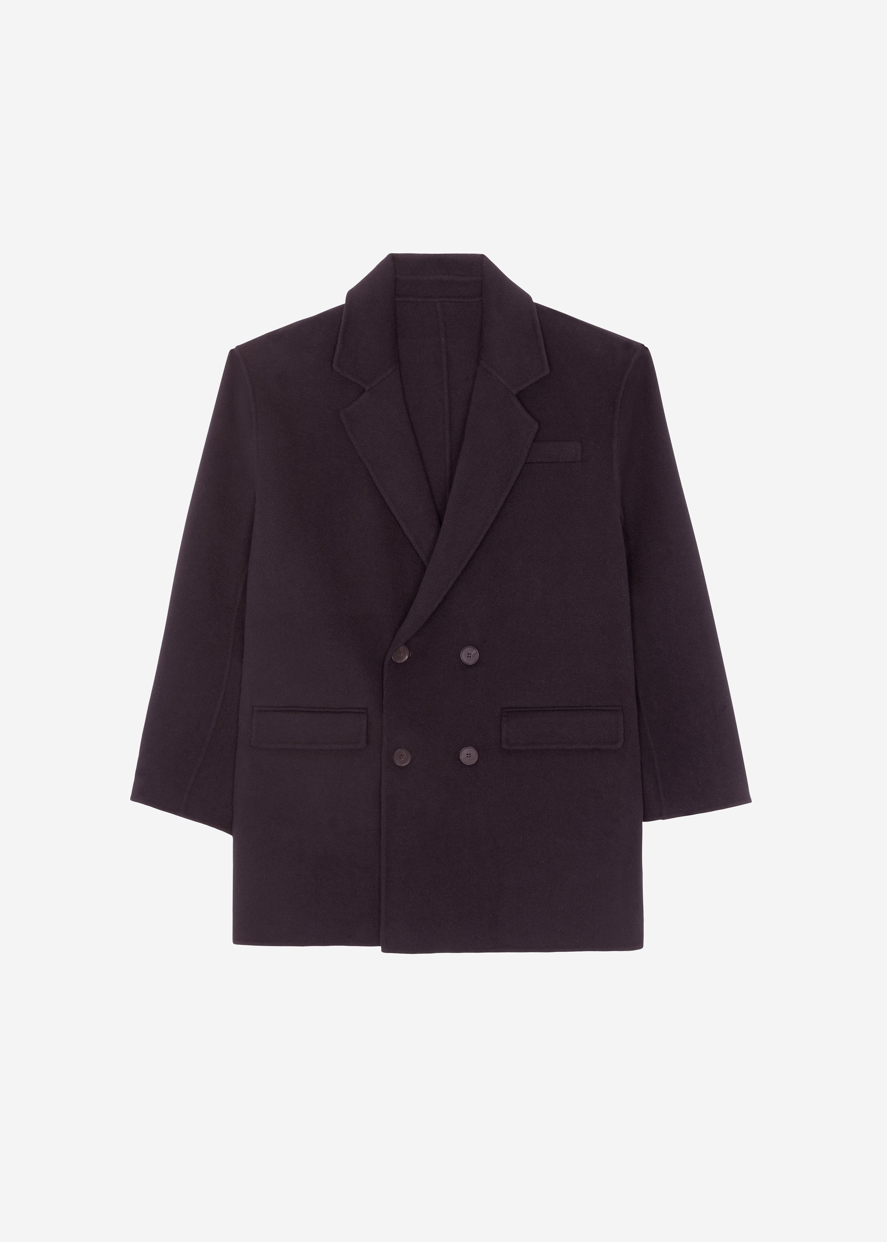 Harry Wool Blazer - Dark Plum - 10