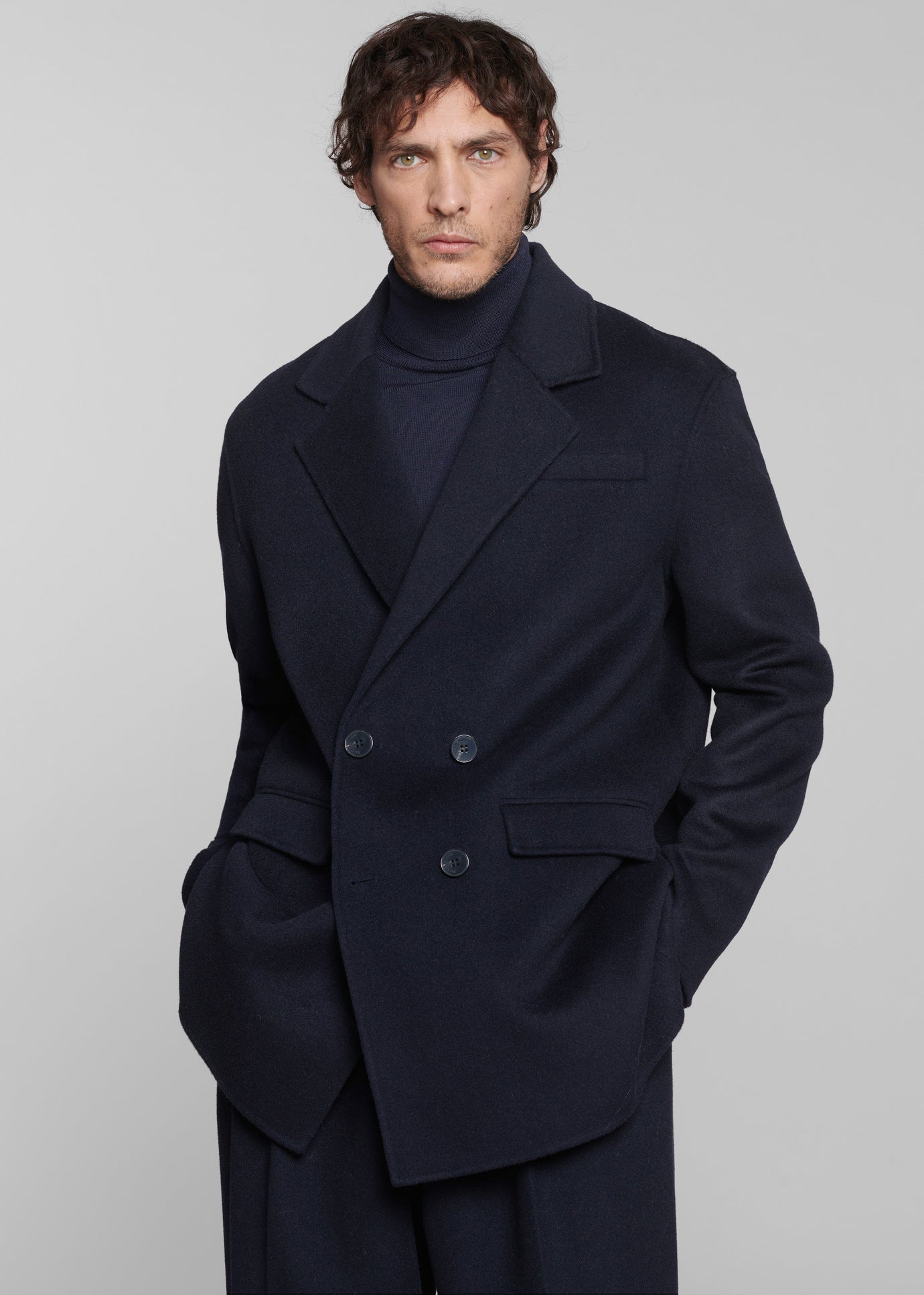 Harry Wool Blazer - Navy - 1