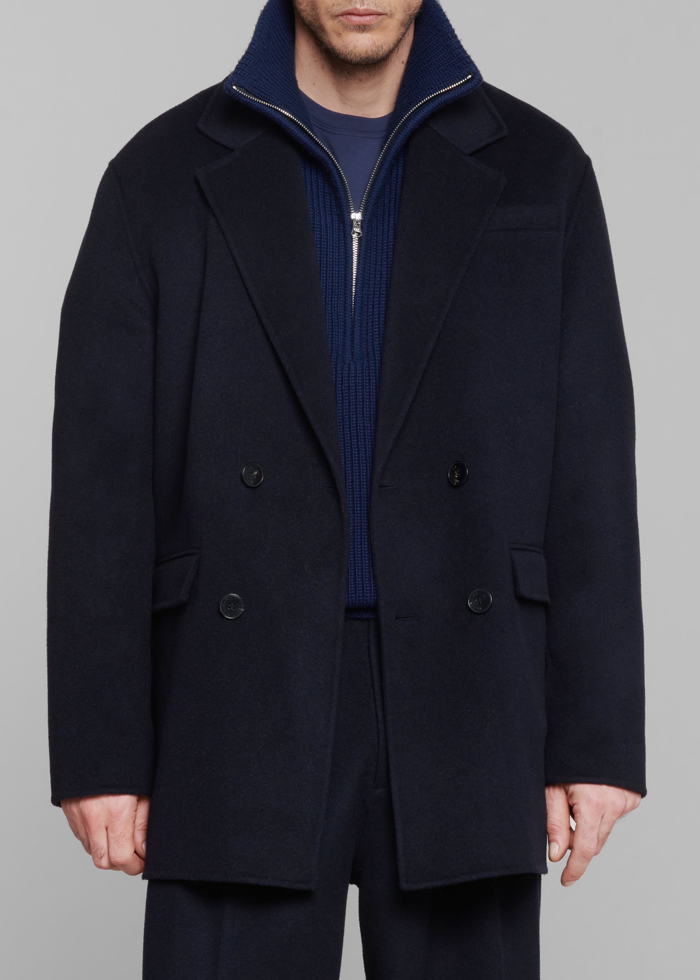 Harry Wool Blazer - Navy - 3