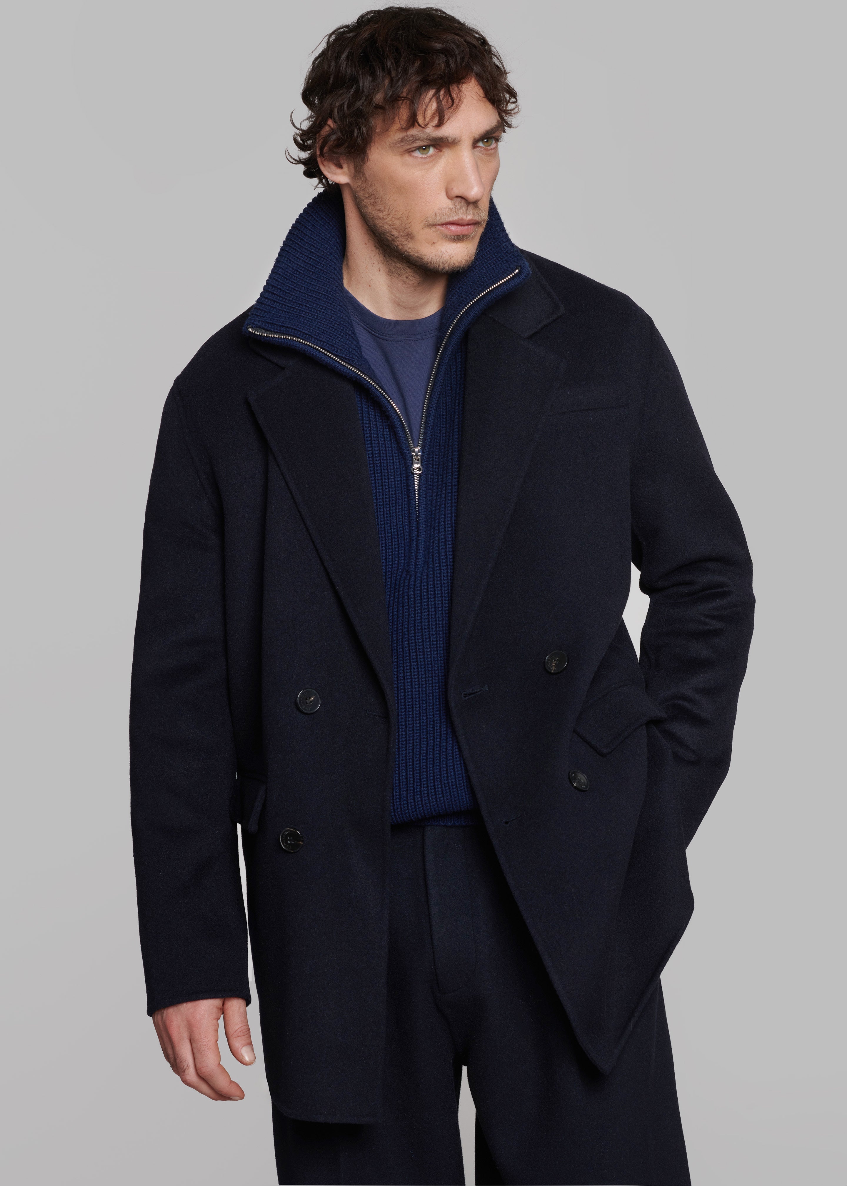 Harry Wool Blazer - Navy - 4