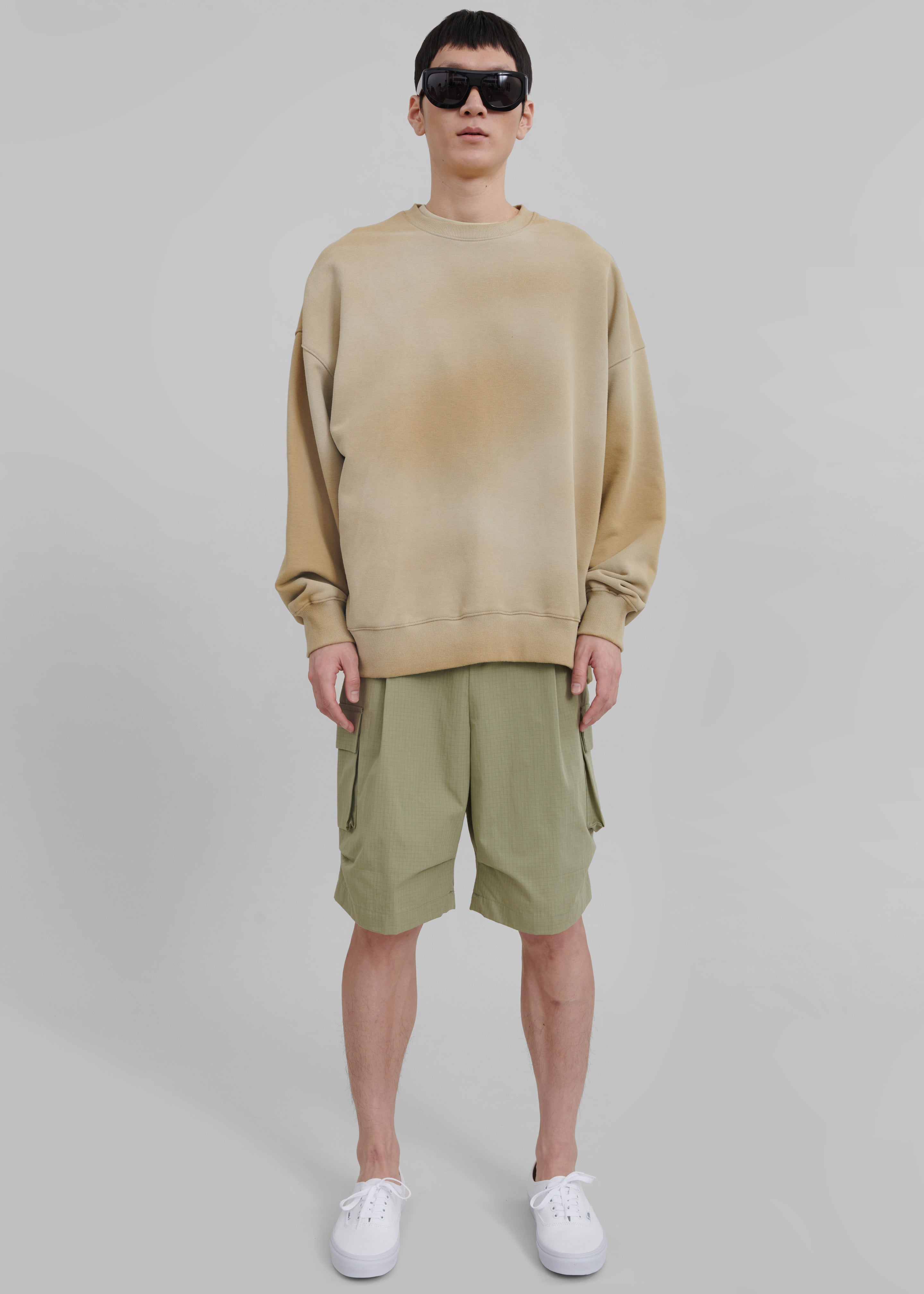 Hart Tie Dye Sweatshirt - Beige - 11