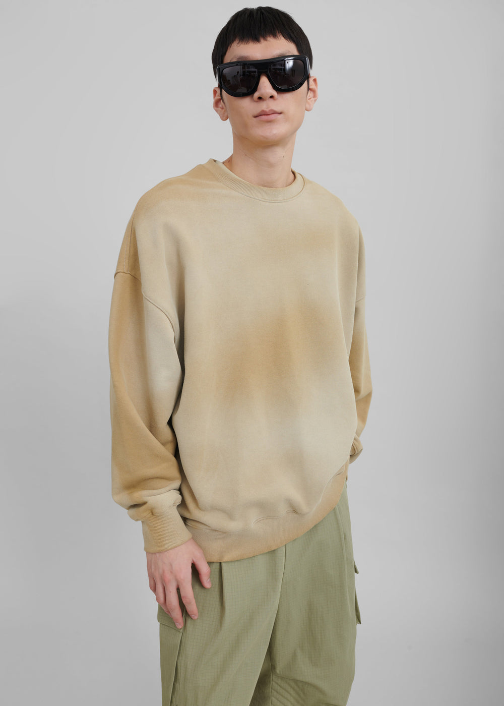 Hart Tie Dye Sweatshirt - Beige