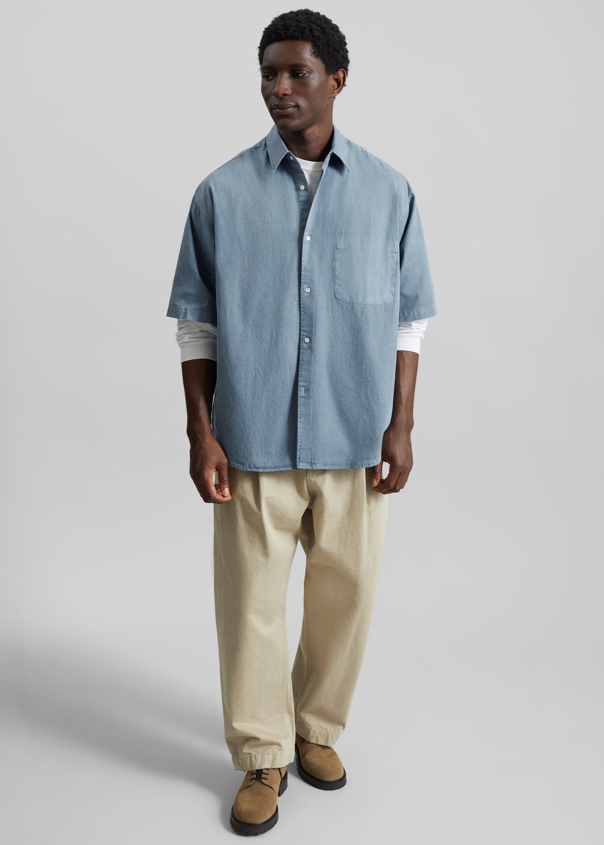 Havre Button Down Shirt - Blue - 7
