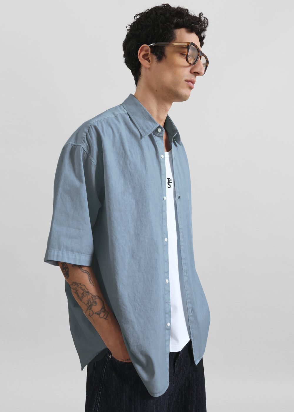 Havre Button Down Shirt - Blue