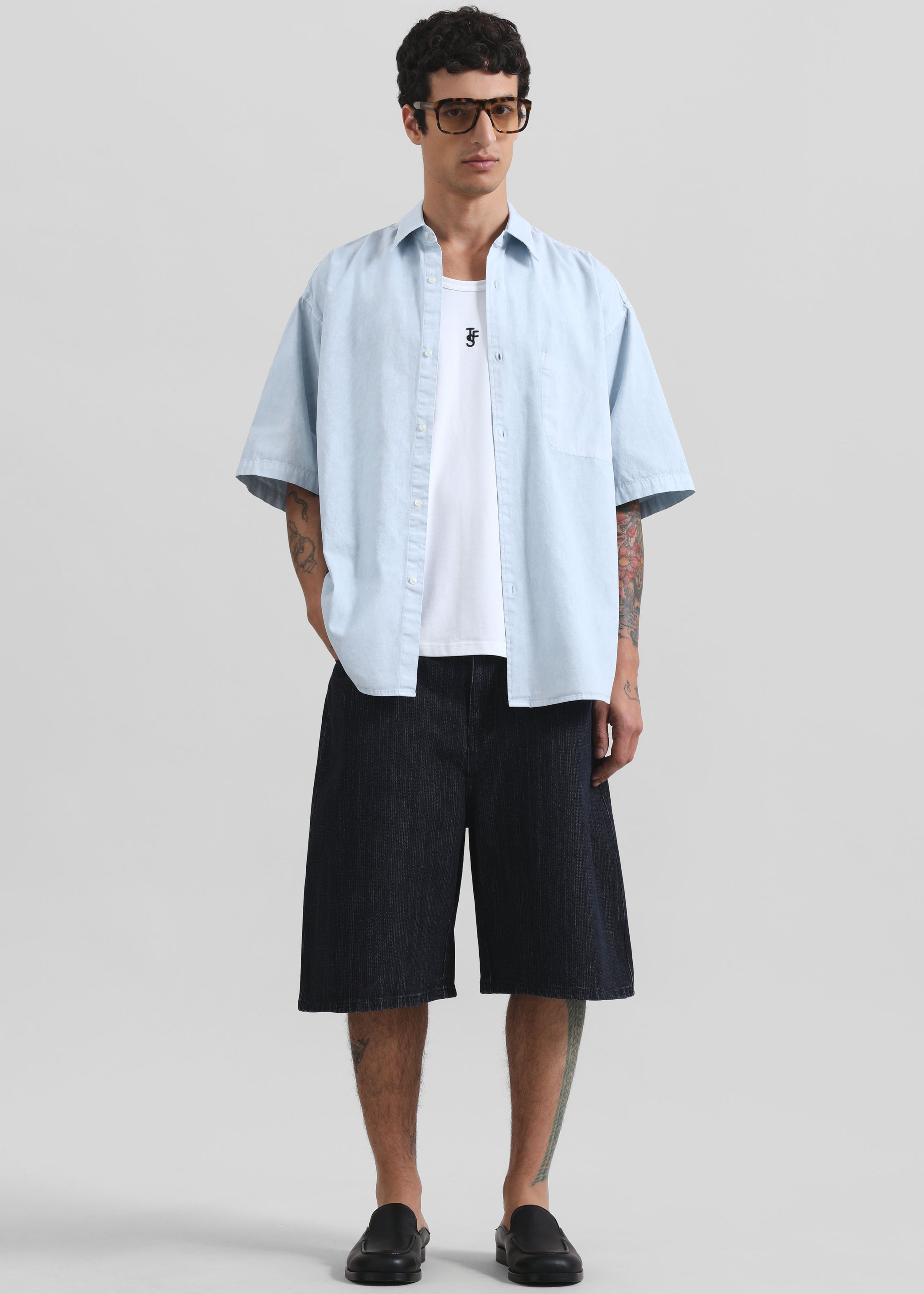 Shop the look image for Havre Button Down Shirt - Pale Blue
