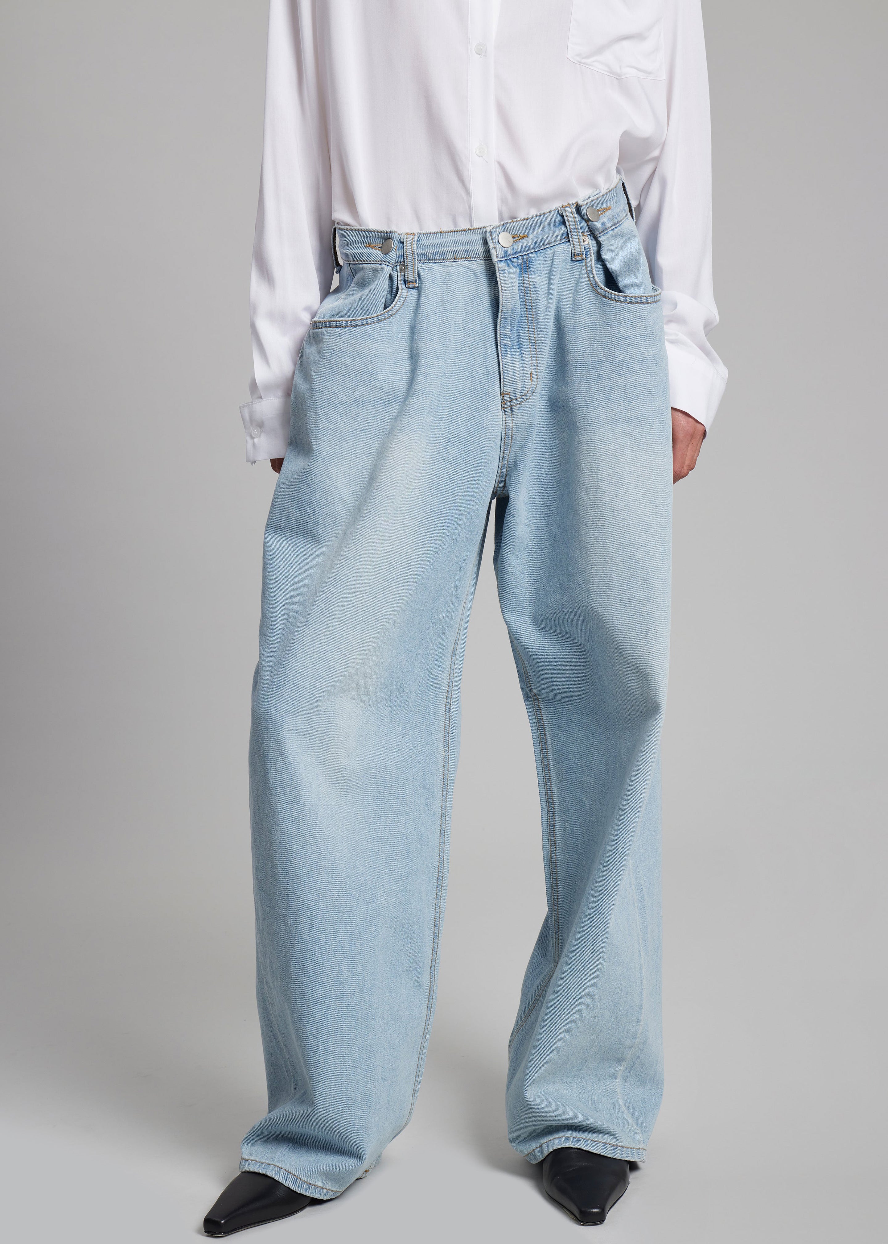 Hayla Denim Pants - Light Wash - 3