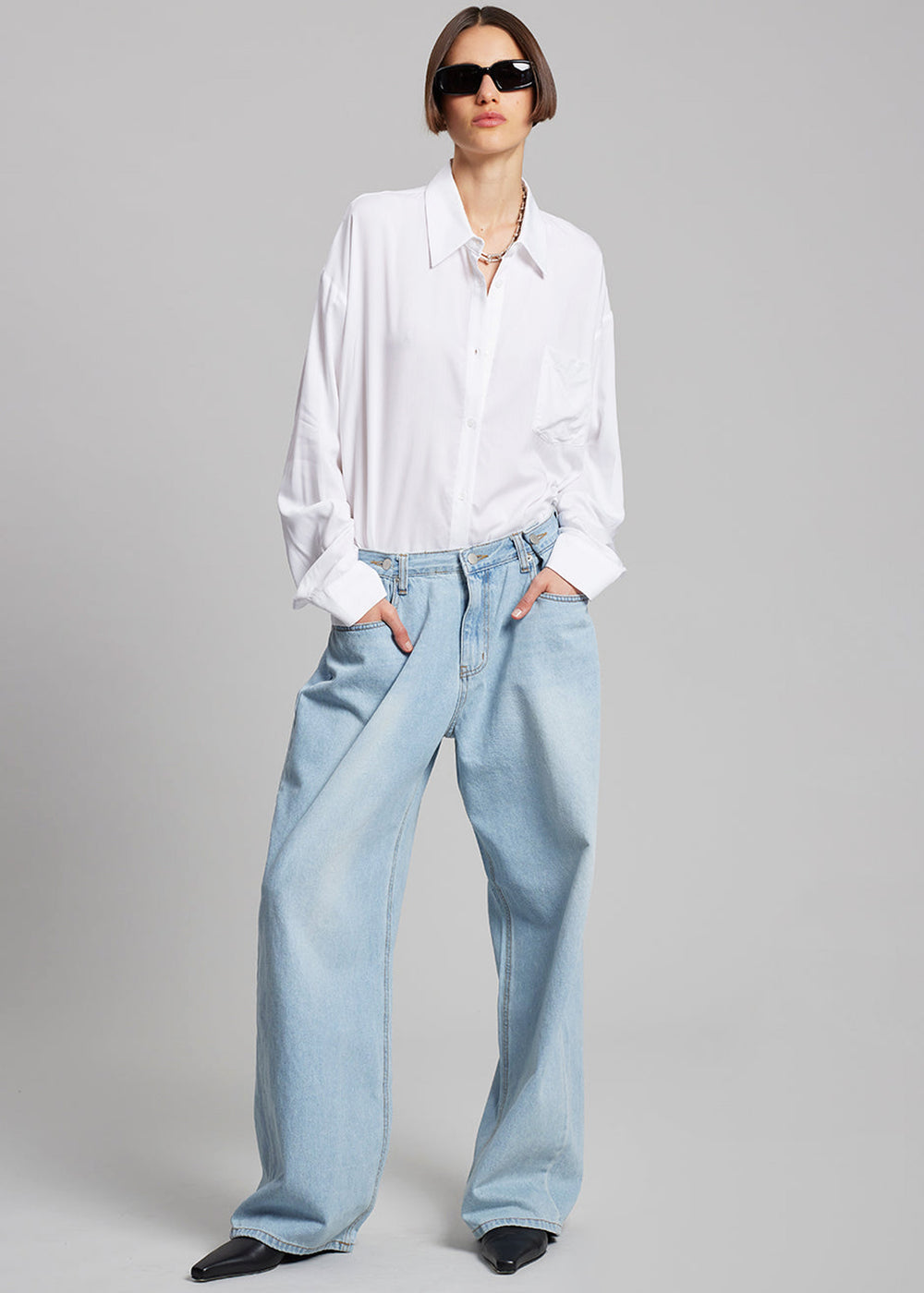 Hayla Denim Pants - Light Wash