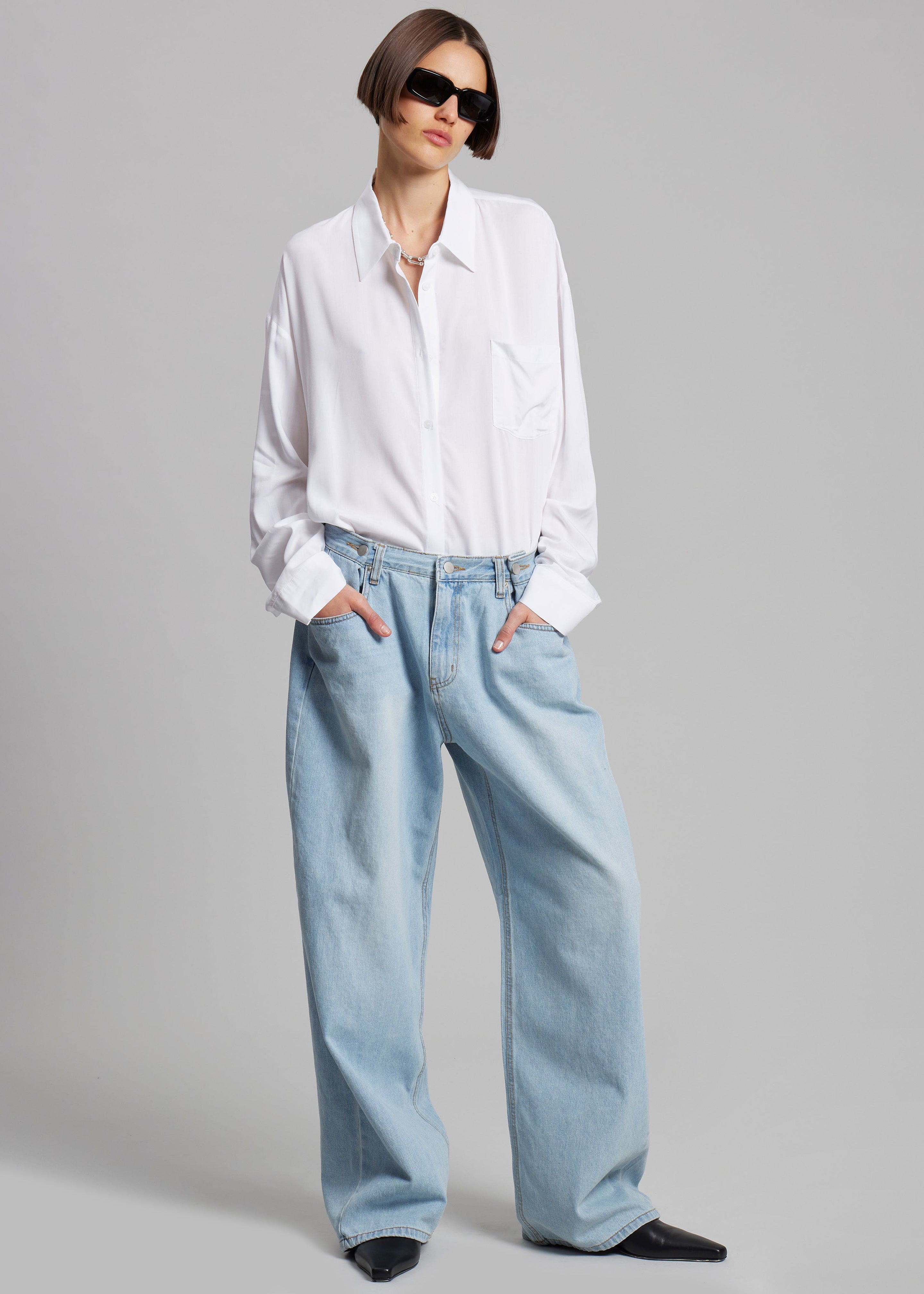 Hayla Denim Pants - Light Wash - 9