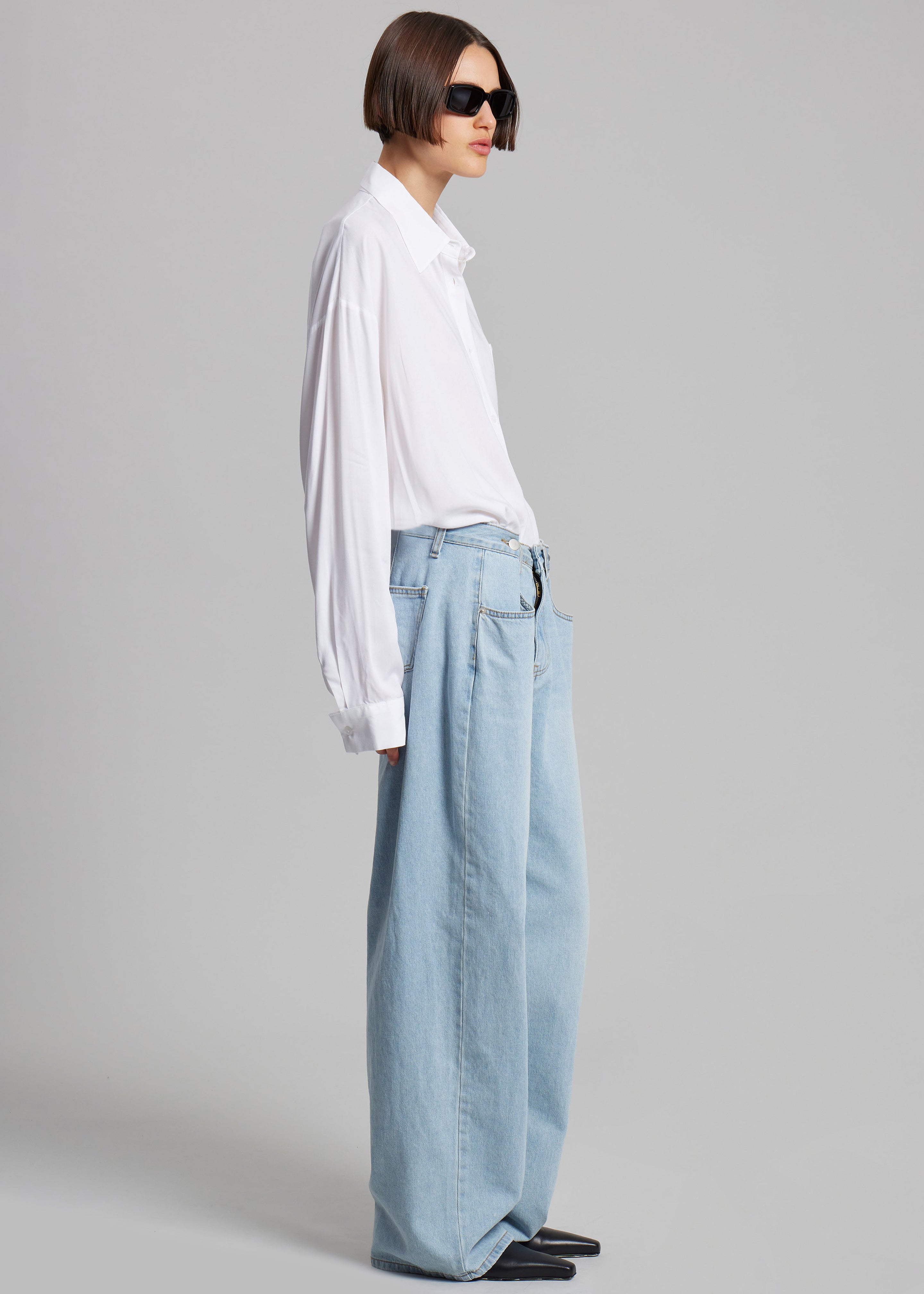 Hayla Denim Pants - Light Wash - 5