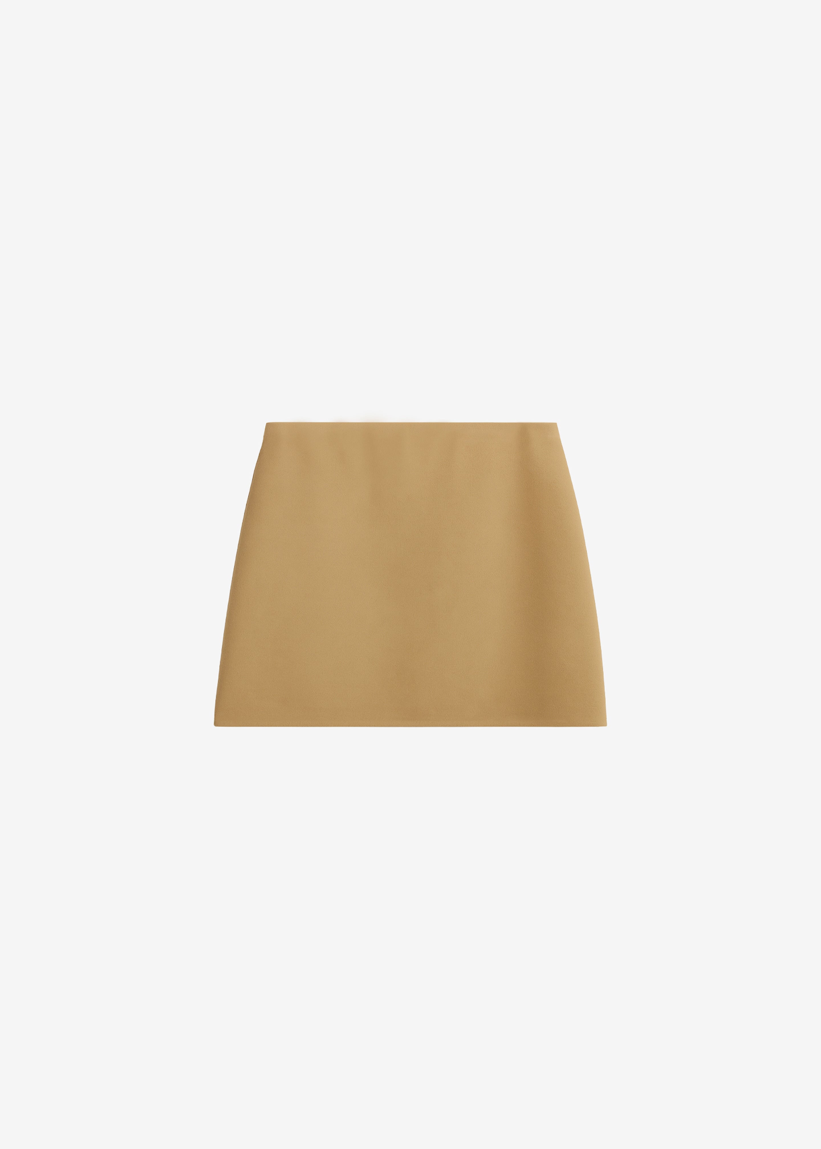 Hera Cotton Mini Skirt - Camel - 7