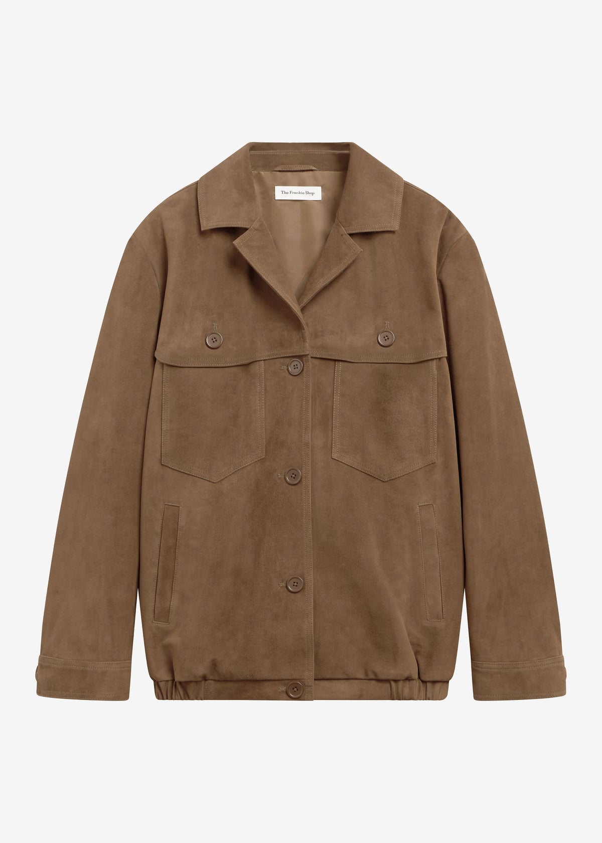 Hester Faux Suede Jacket - Camel - 9