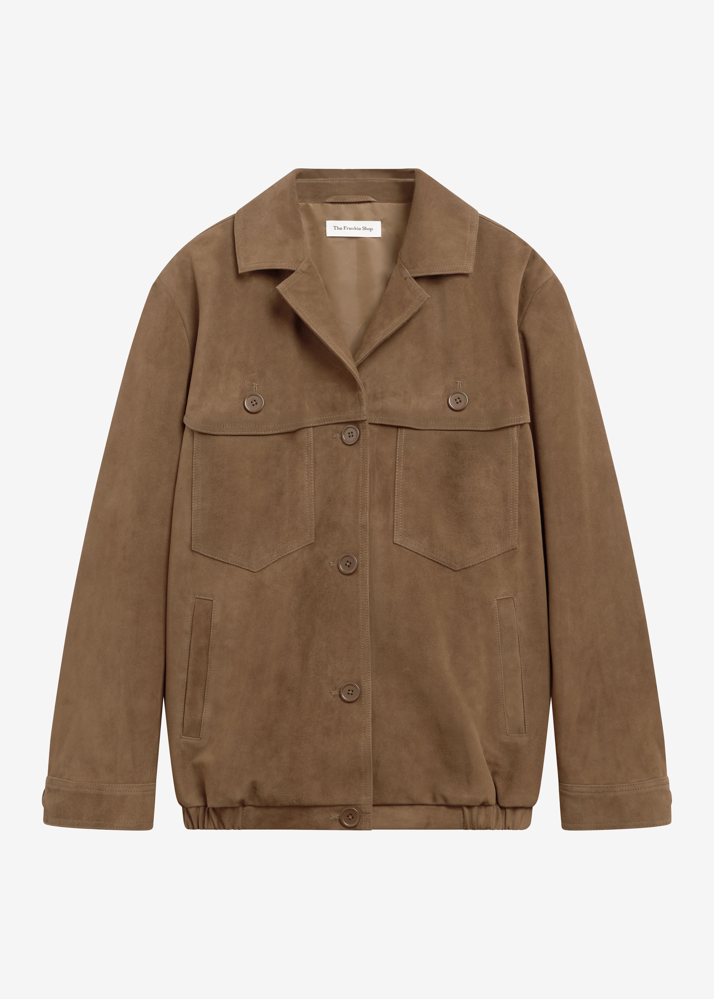 Hester Faux Suede Jacket - Camel - 9