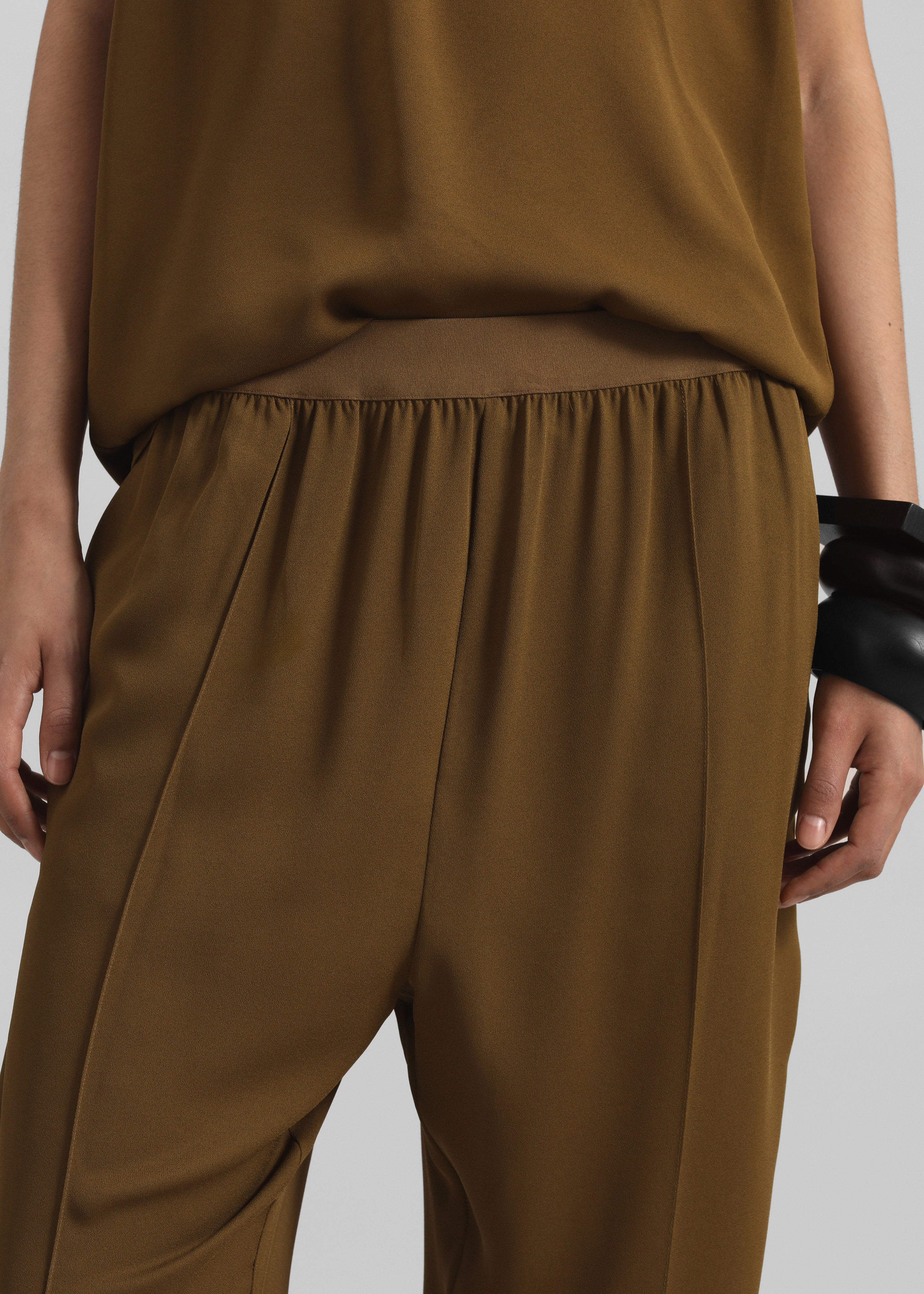 Hilo Fluid Slim Pants - Khaki Bronze - 7