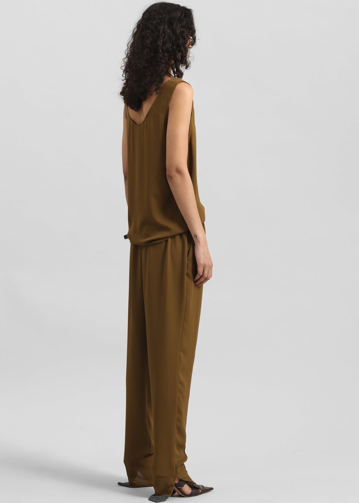 Hilo Fluid Slim Pants - Khaki Bronze - 8