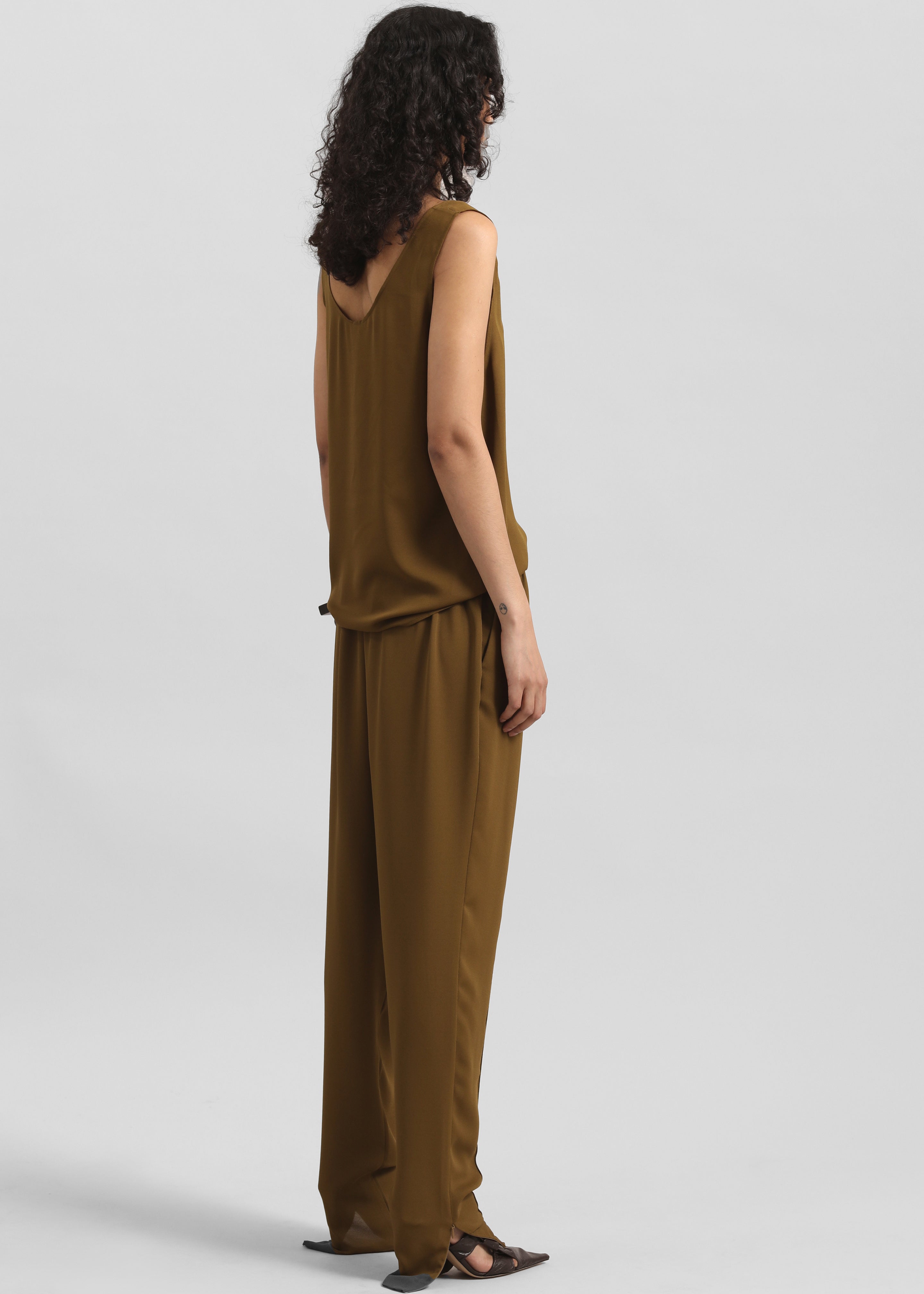 Hilo Fluid Slim Pants - Khaki Bronze - 8
