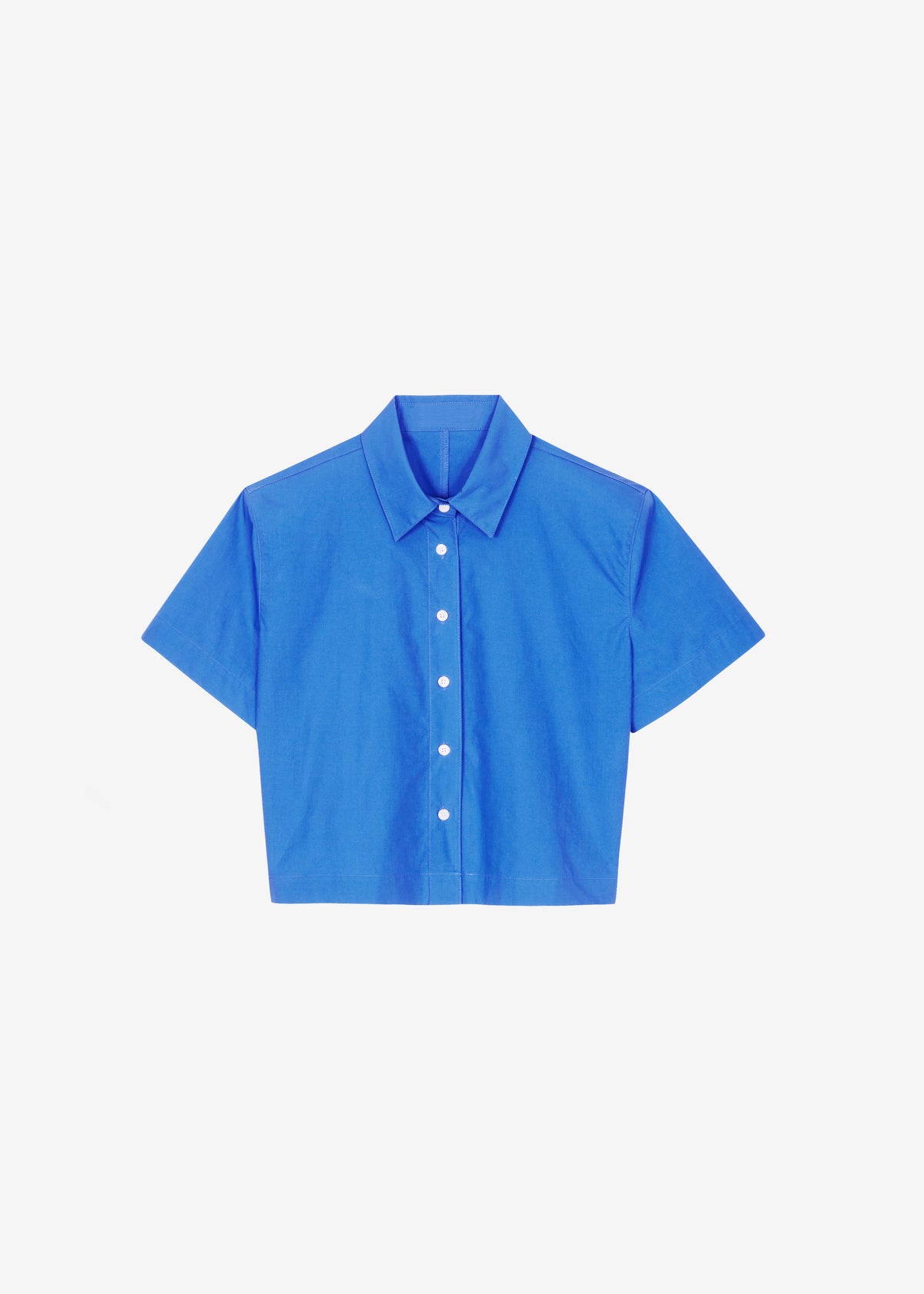 Hiva Cropped Shirt - Cobalt - 11
