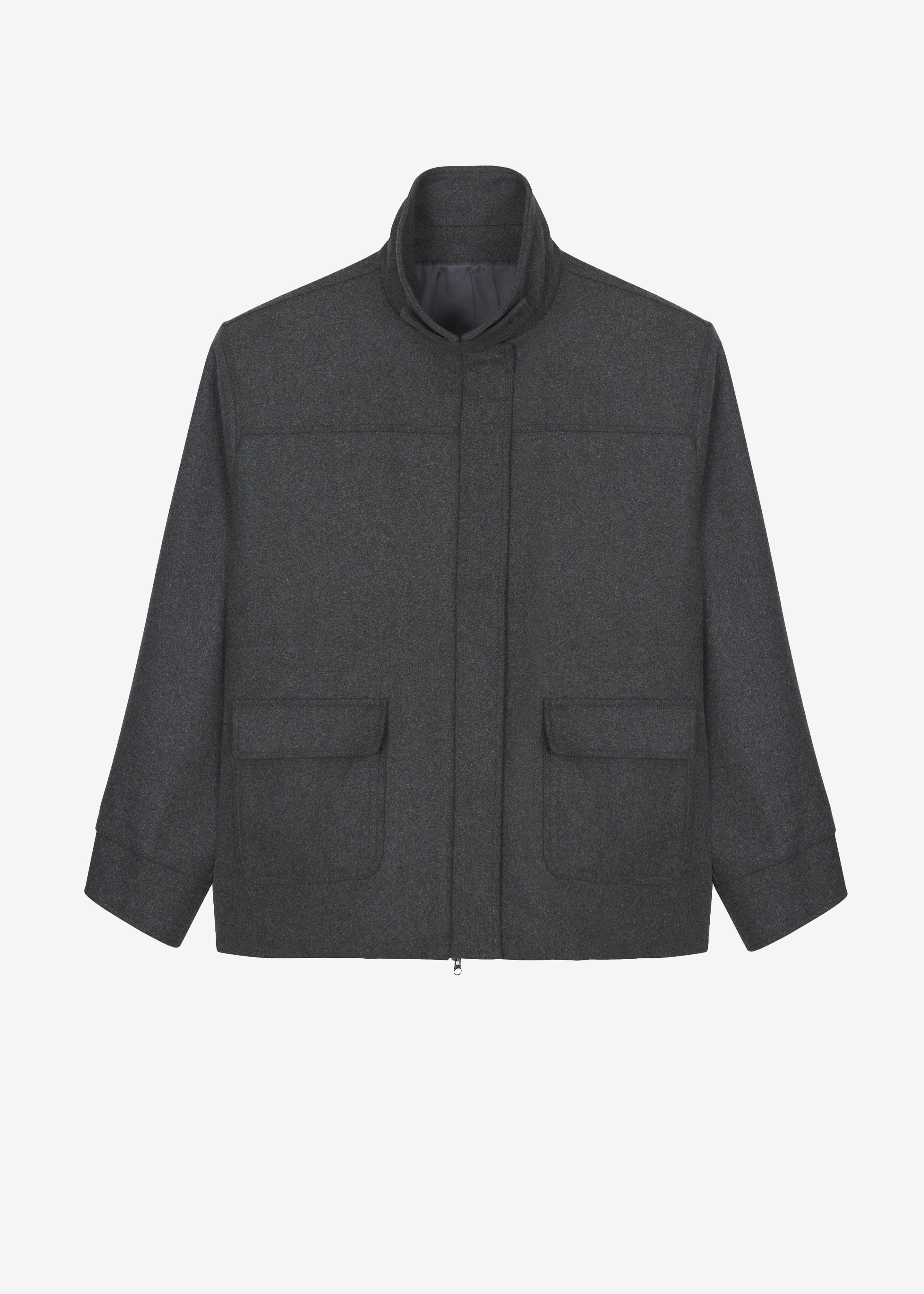 Holbeck Field Wool Jacket - Grey - 11