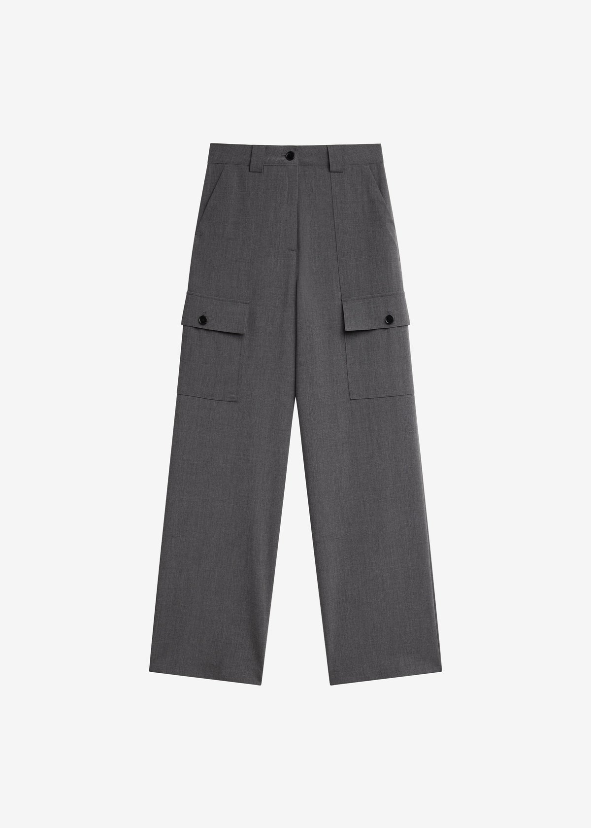 Holborn Cargo Pants - Grey Melange - 8