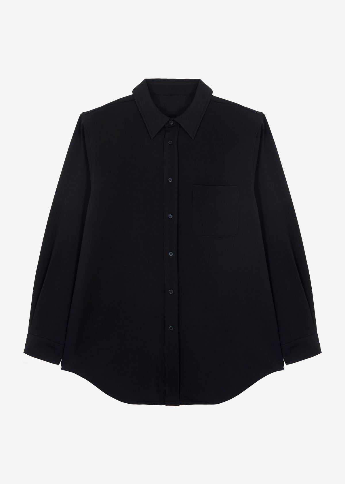 Hollis Padded Shoulder Shirt - Black - 11