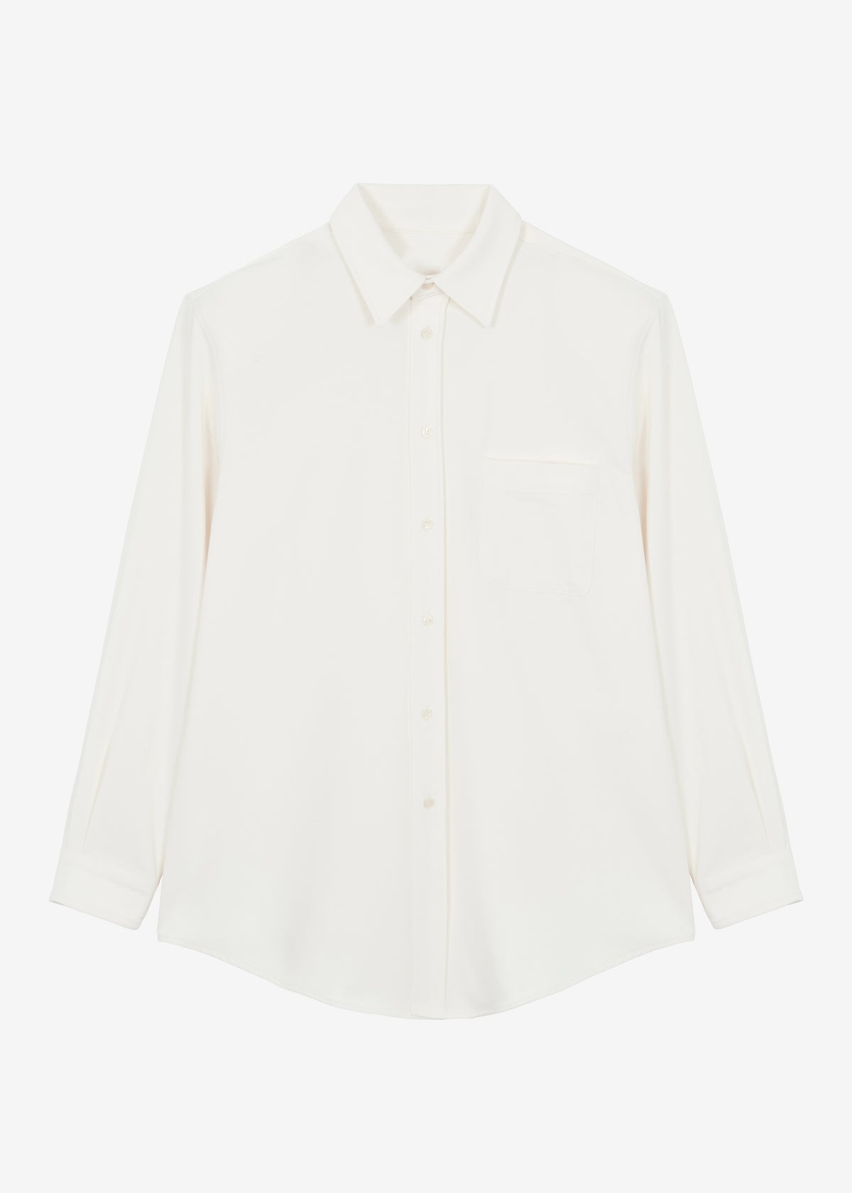 Hollis Padded Shoulder Shirt - Ivory - 9