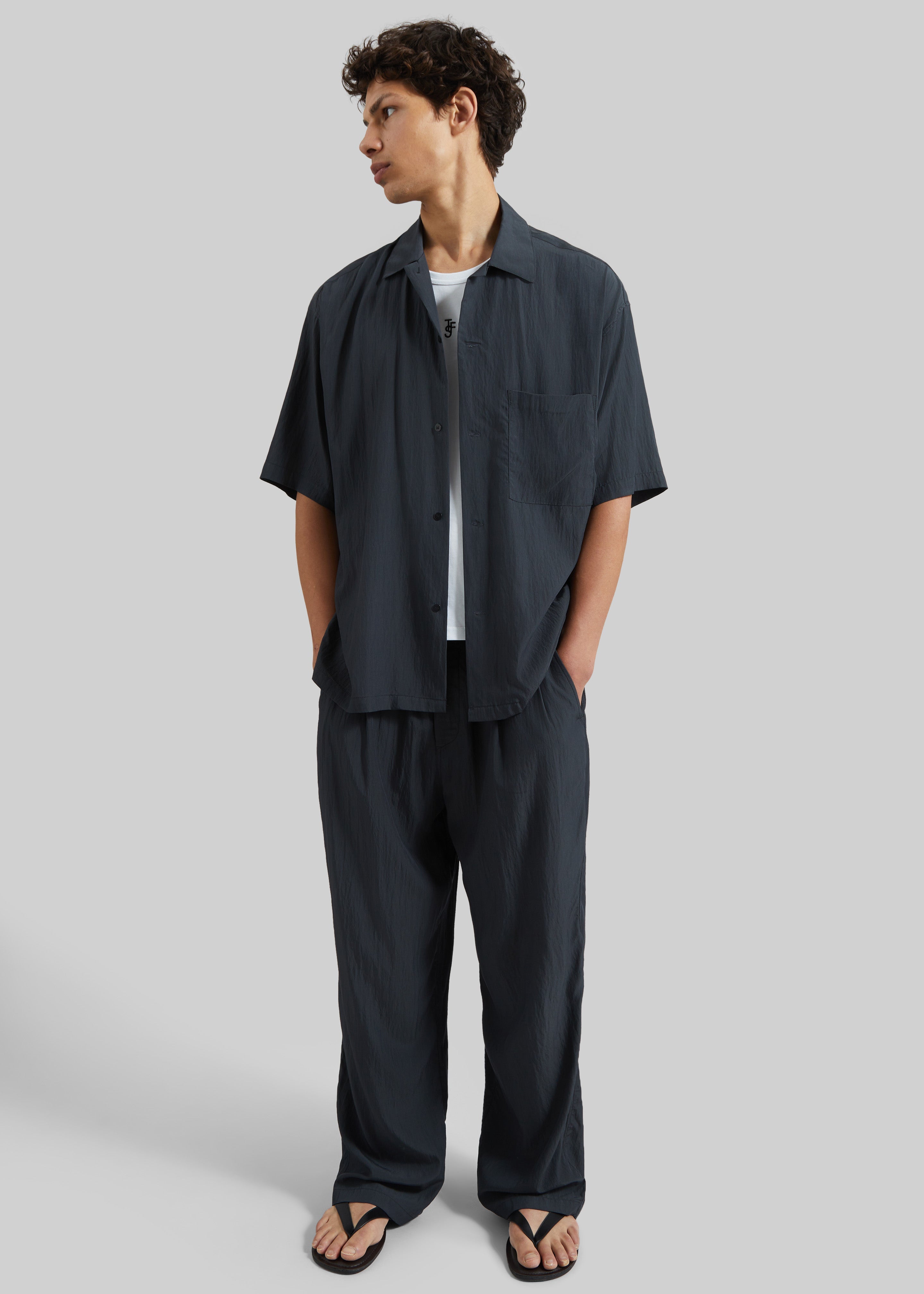 Holmen Short Sleeve Shirt - Charcoal - 3