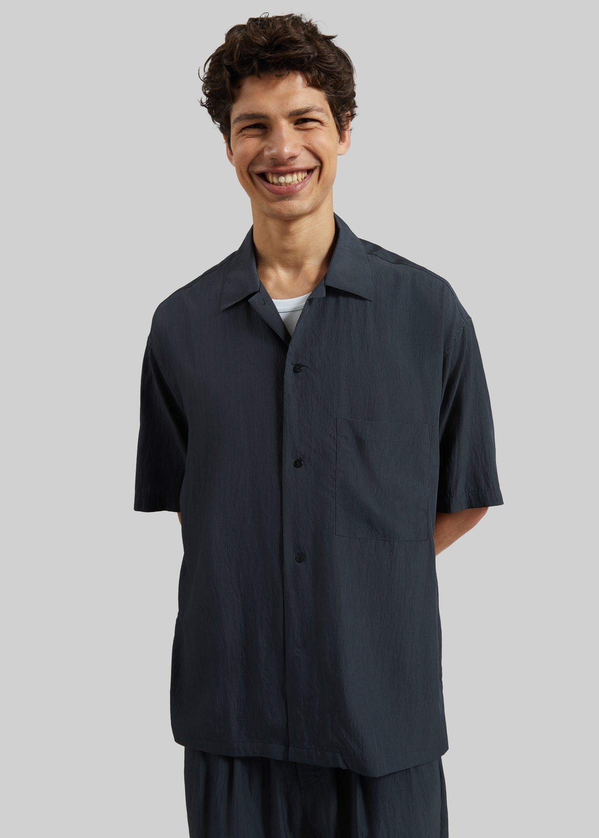 Holmen Short Sleeve Shirt - Charcoal - 4