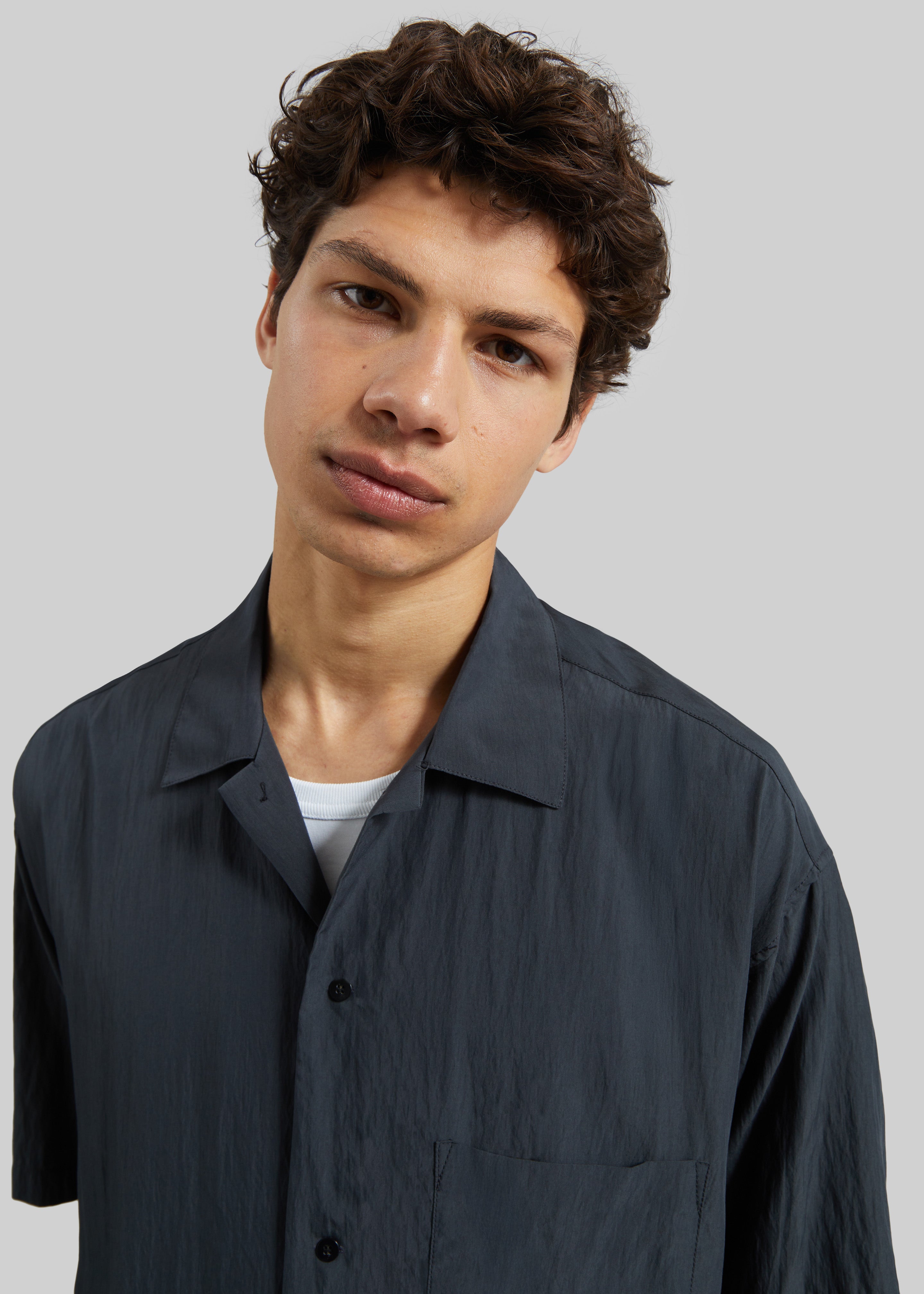 Holmen Short Sleeve Shirt - Charcoal - 2