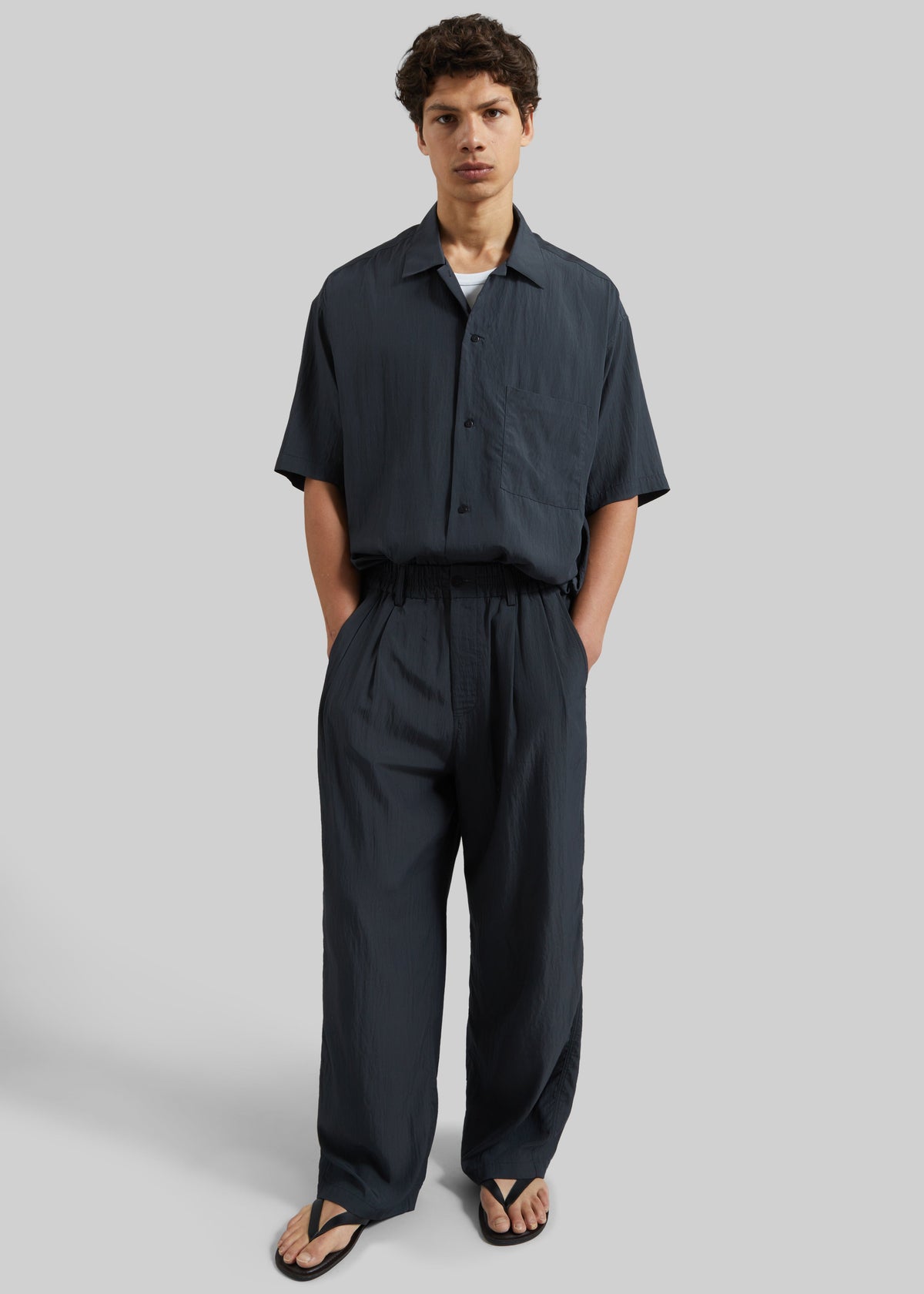 Holmen Straight Pants - Charcoal - 4