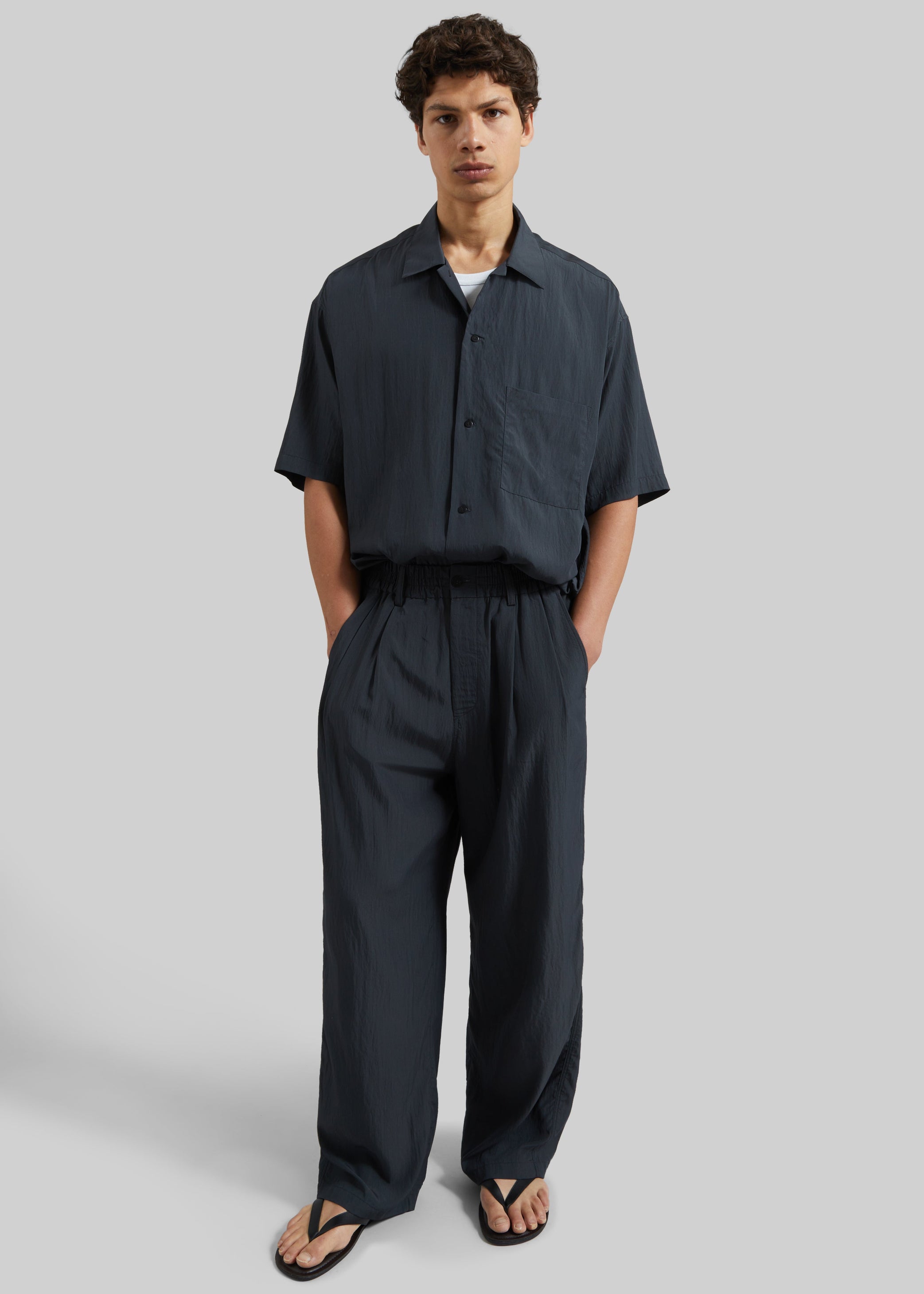 Shop the look image for Holmen Straight Pants - Charcoal