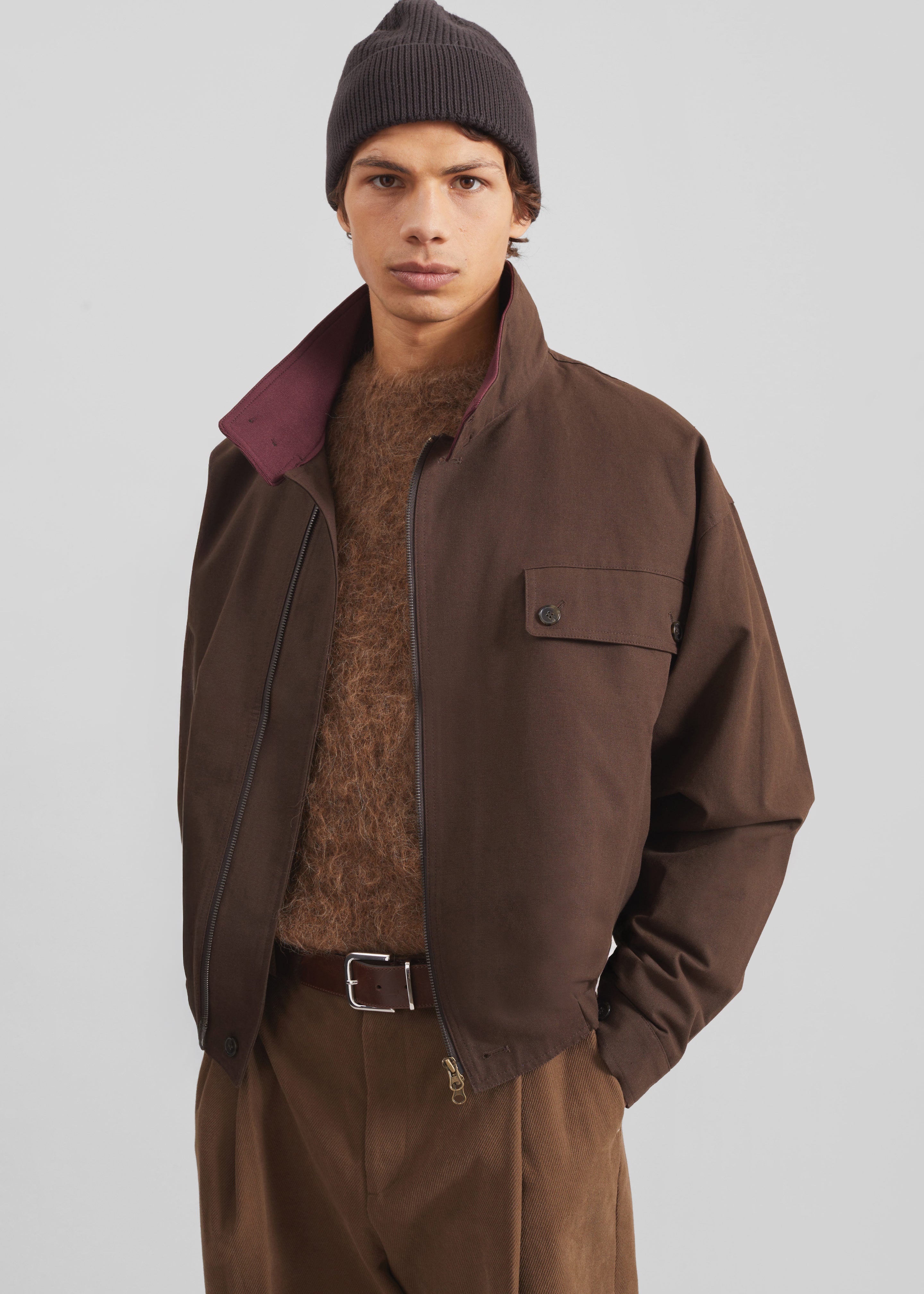 Holt Work Jacket - Brown – The Frankie Shop Europe