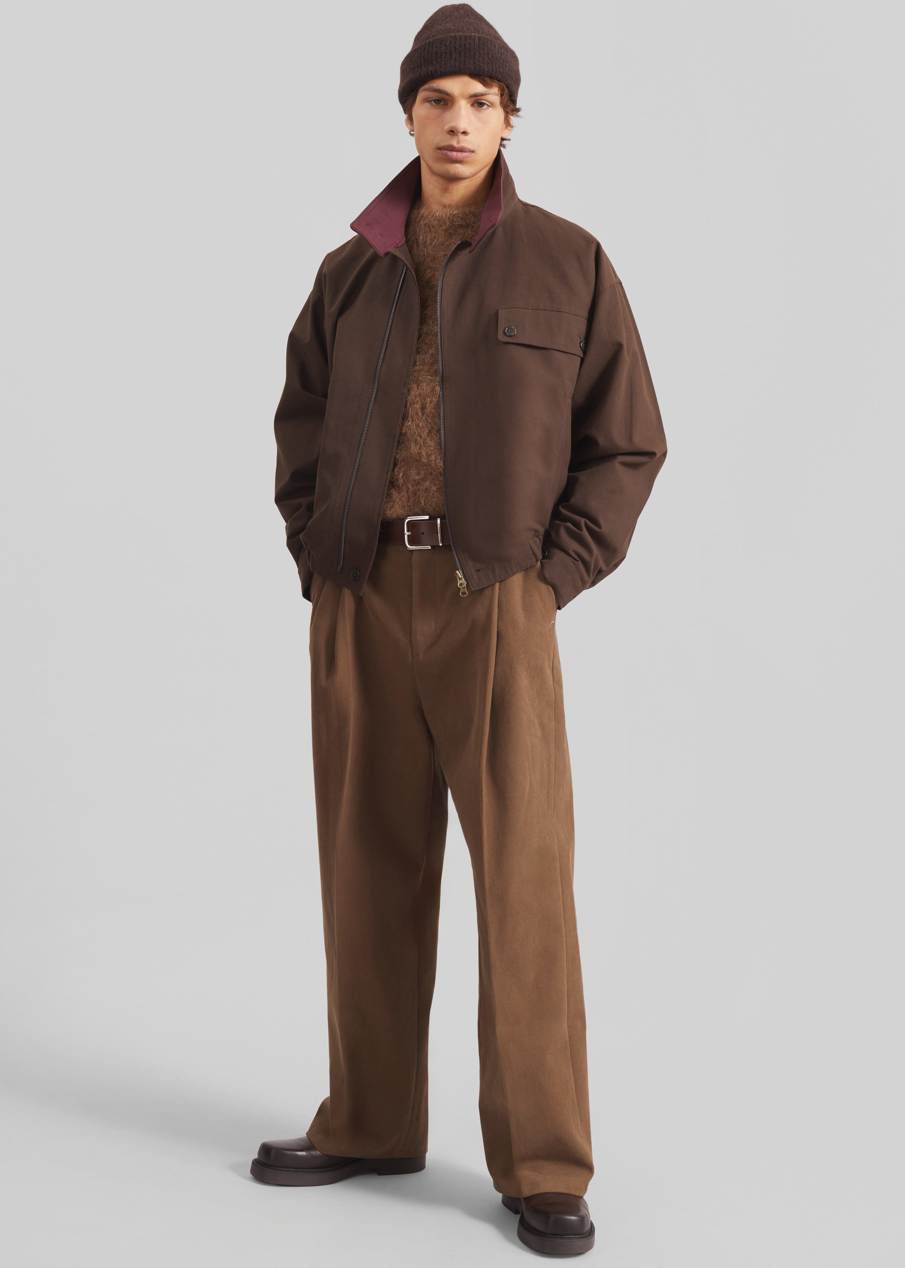 Holt Work Jacket - Brown – The Frankie Shop Europe