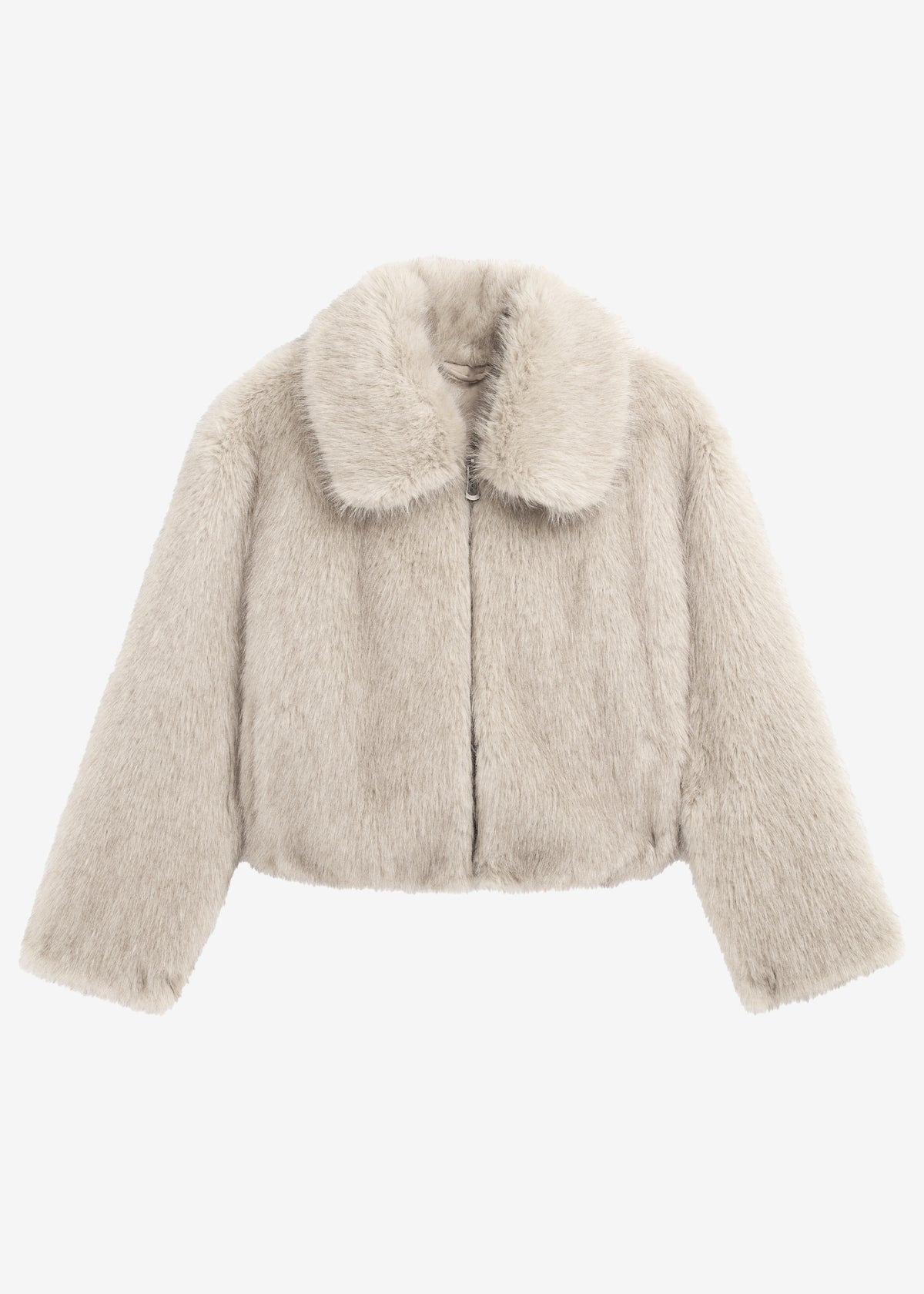 Hope Faux Fur Jacket - Beige - 7