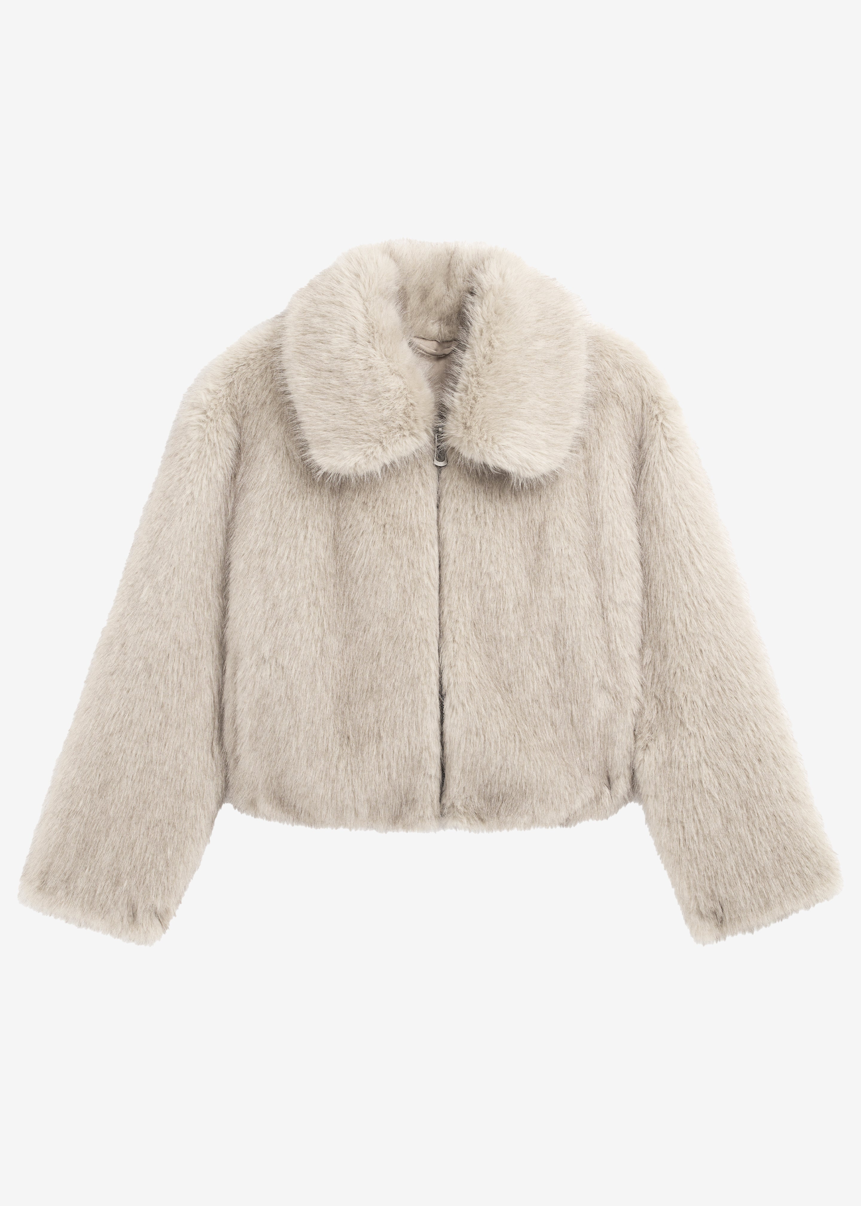 Hope Faux Fur Jacket - Beige - 7