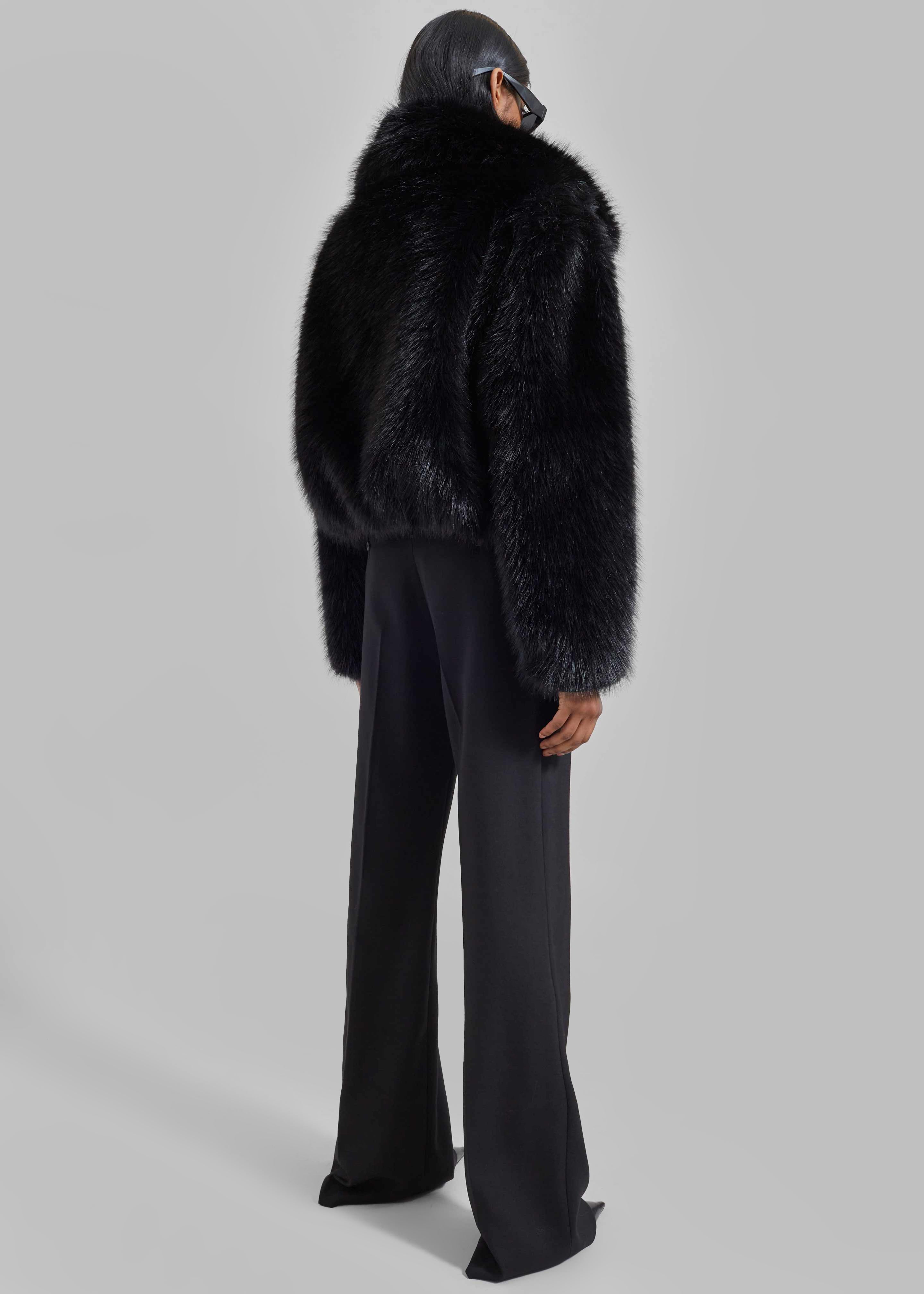 Hope Faux Fur Jacket - Black – The Frankie Shop Europe