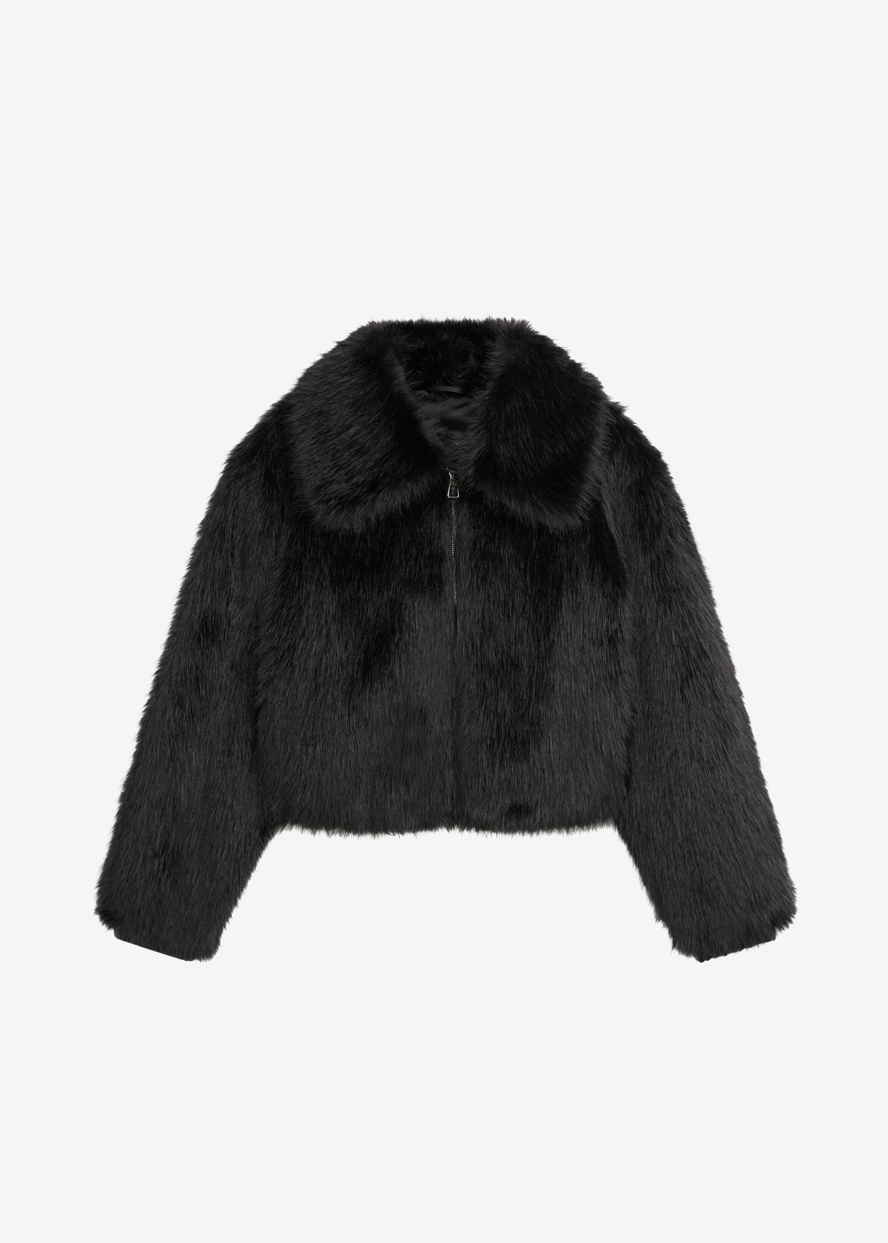 Hope Faux Fur Jacket - Black - 9