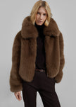 Hope Faux Fur Jacket - Camel