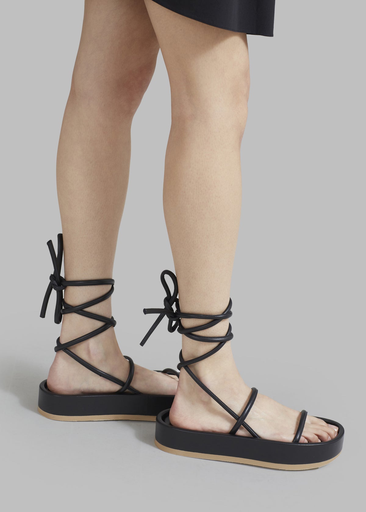 Ilio Smeraldo Pritika 01 Lace Up Sandal - Black - 2