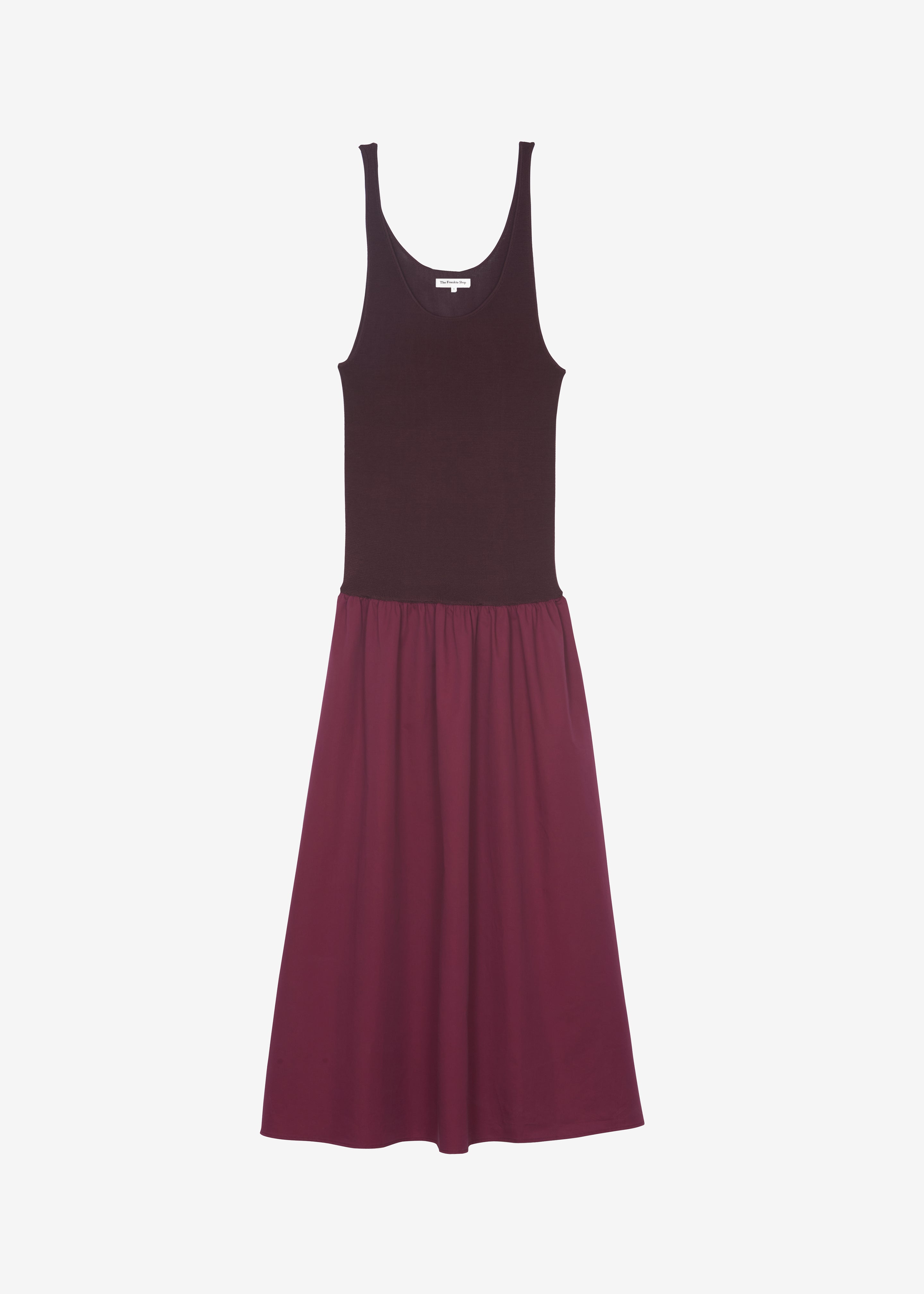 Iliya Drop Waist Maxi Dress - Burgundy - 13