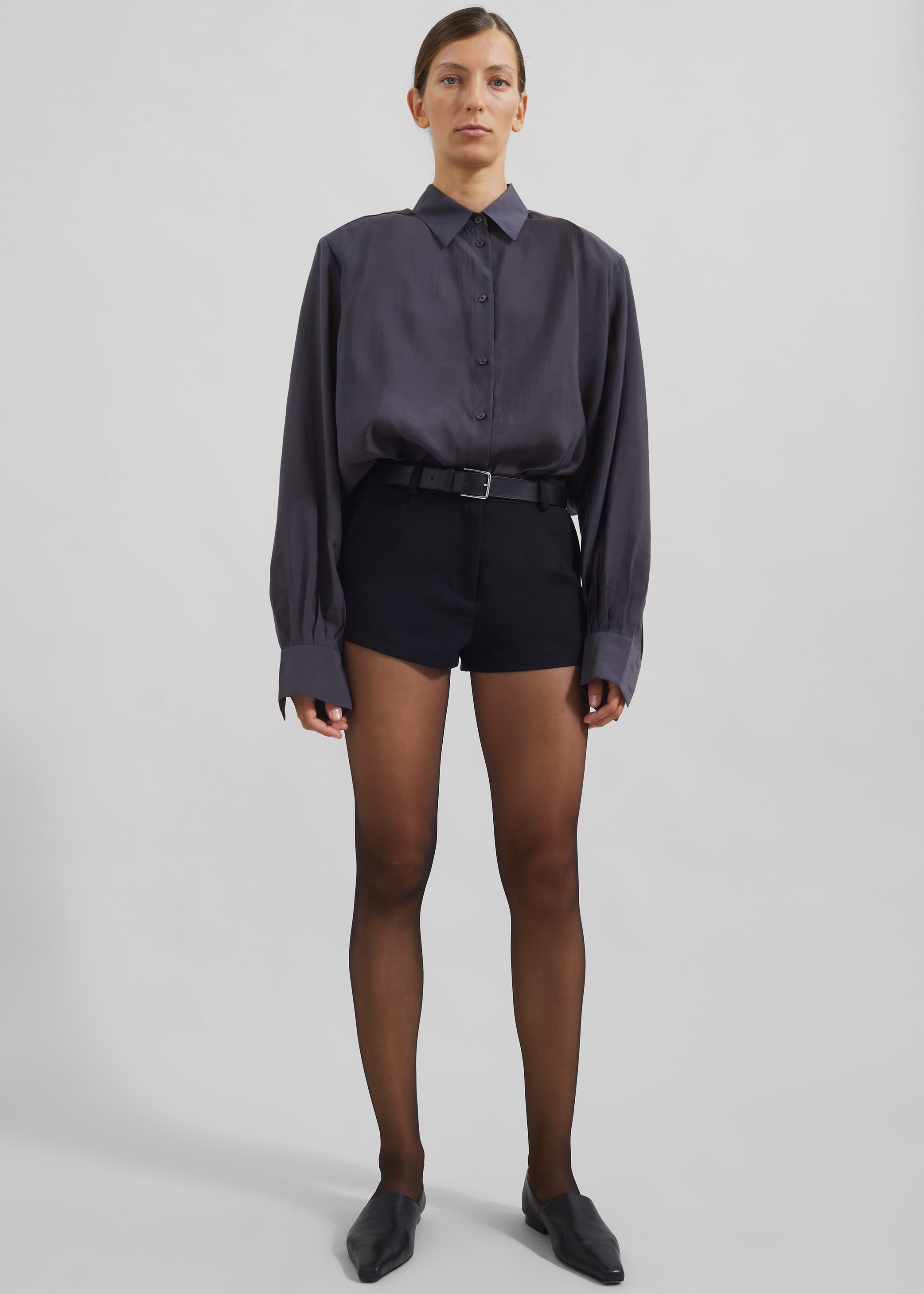 Shop the look image for Zoula Padded Shirt - Charcoal