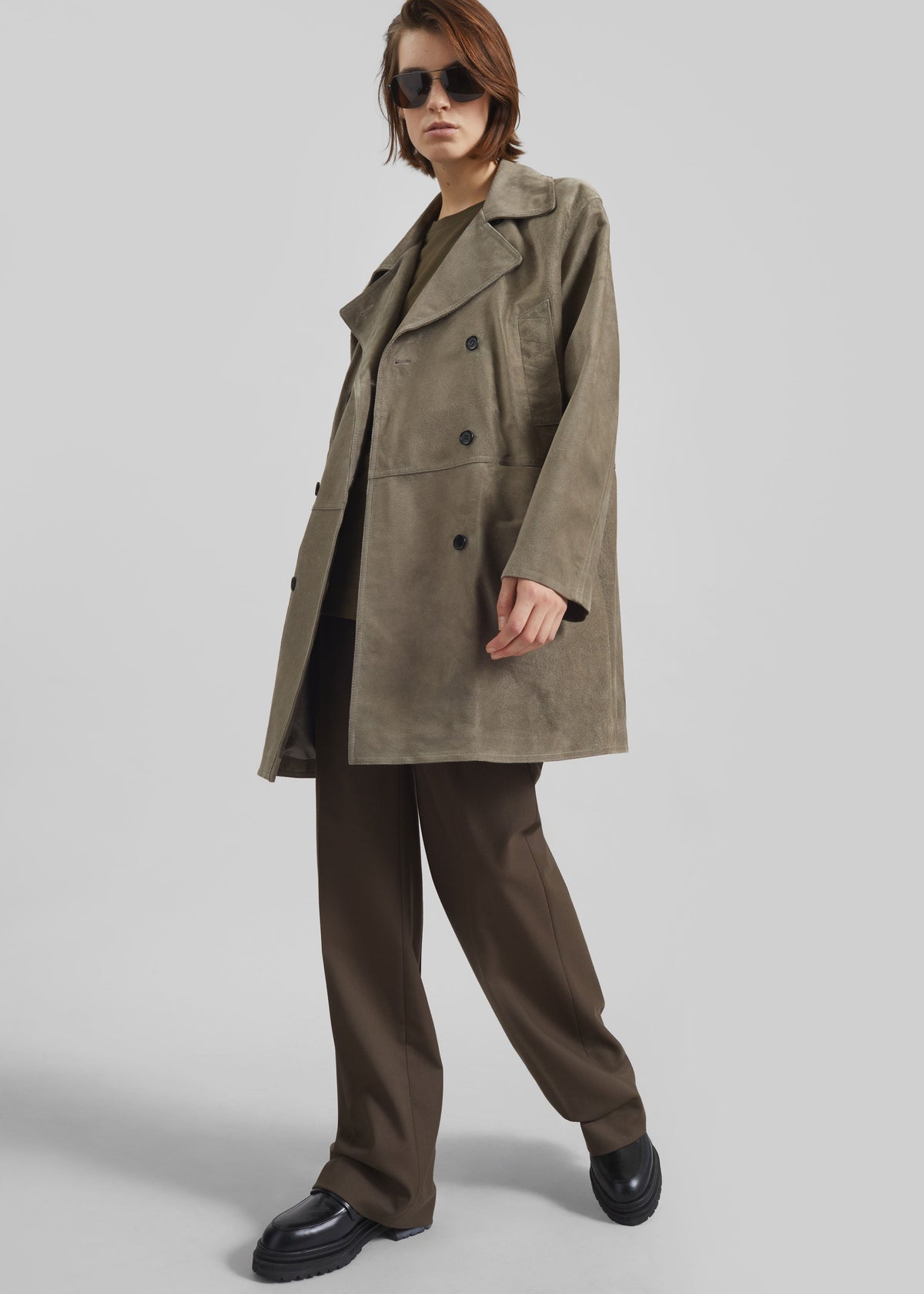 Imatra Suede Jacket - Dark Taupe - 2