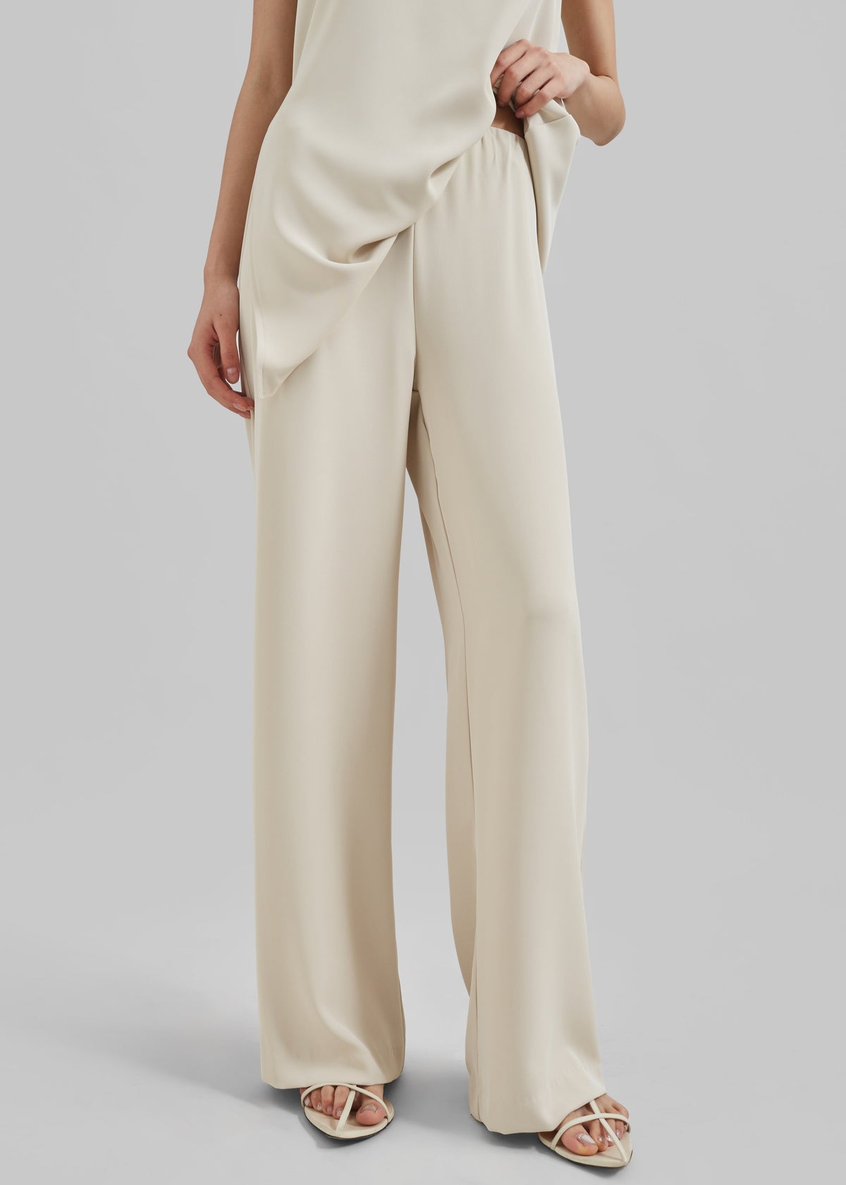 Imre Trousers - Beige - 7