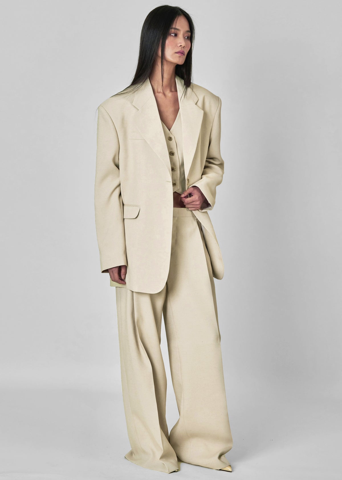 Indio Blazer - Beige - 3