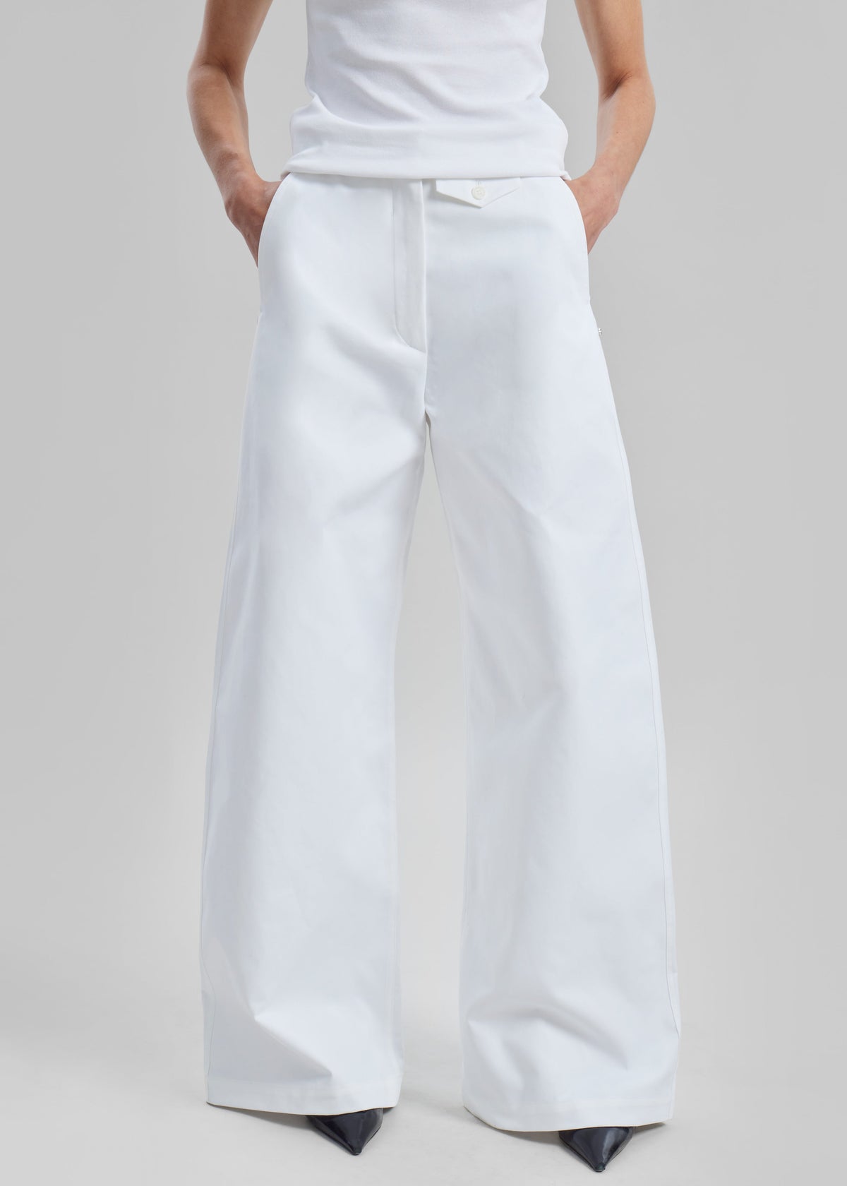 Sportmax Febo Pants - Optical White - 5