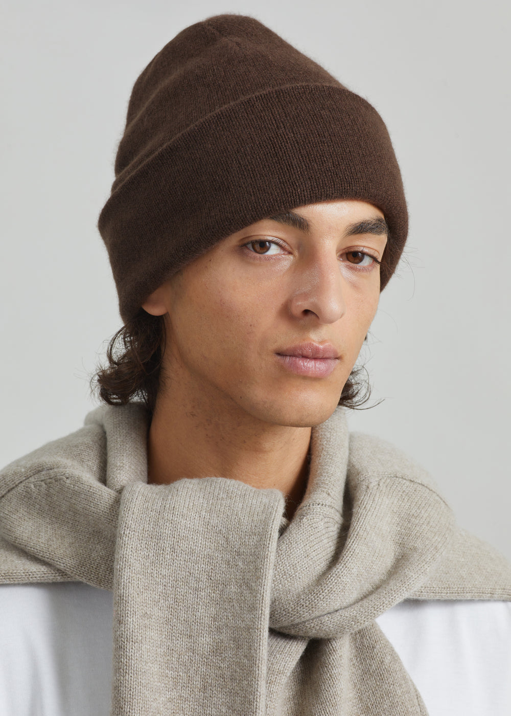 Berretto Inko in cashmere - Marrone